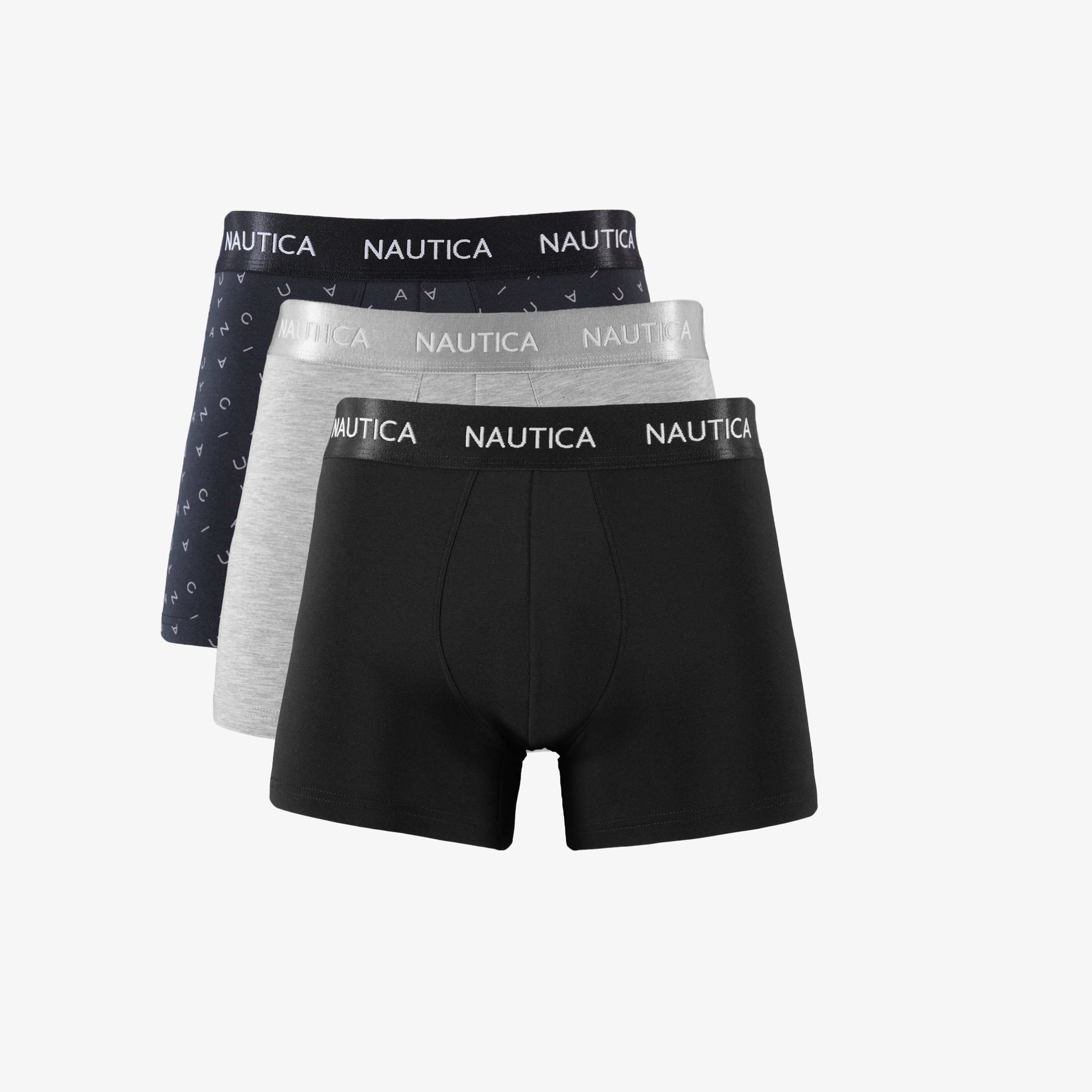 Nautica Erkek Siyah Baskılı Boxer