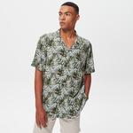 Nautica Erkek Yeşil Classic Fit Kısa Kollu Gömlek