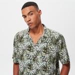 Nautica Erkek Yeşil Classic Fit Kısa Kollu Gömlek