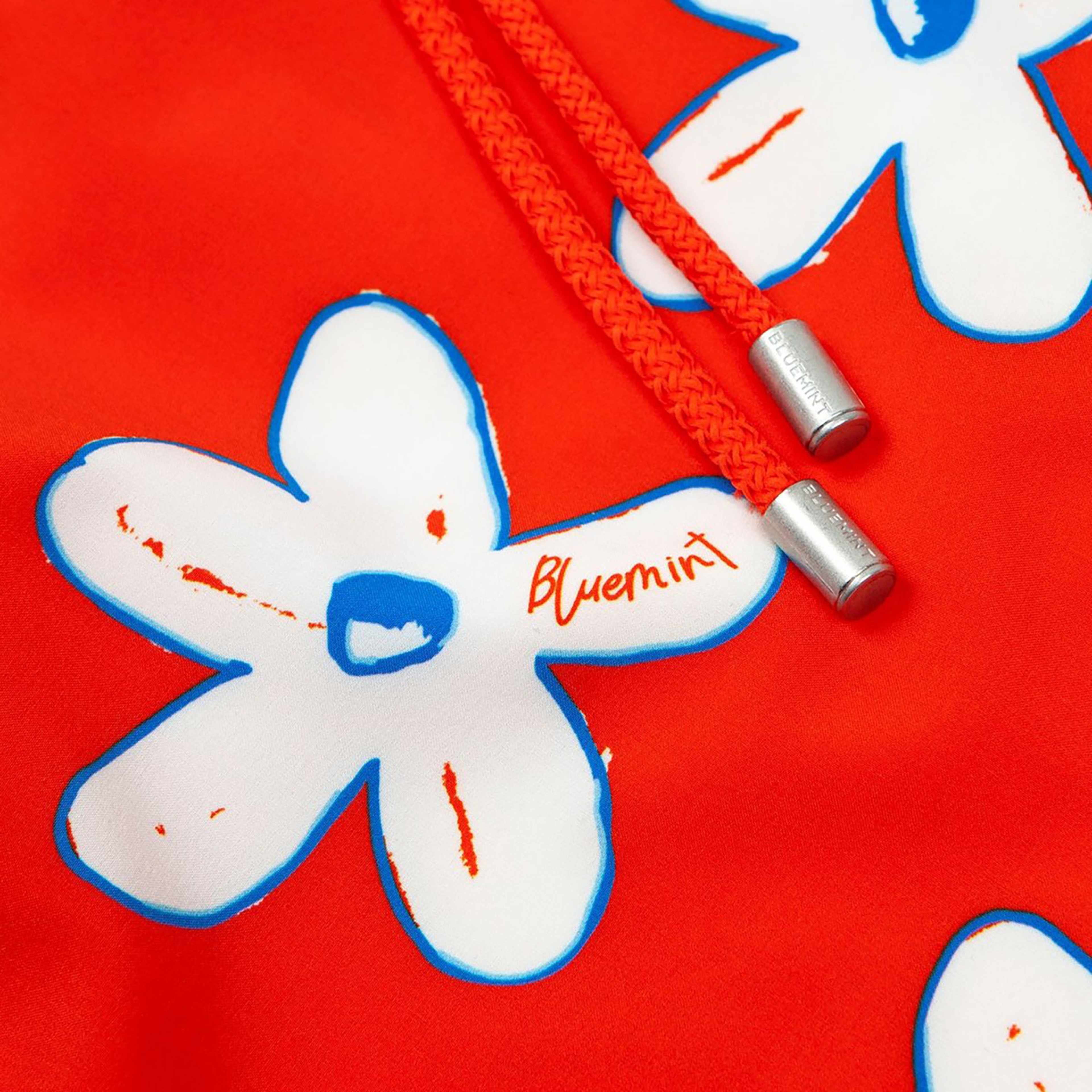 Bluemint Arthus Stretch Erkek Magenta Daisy Mayo Şort