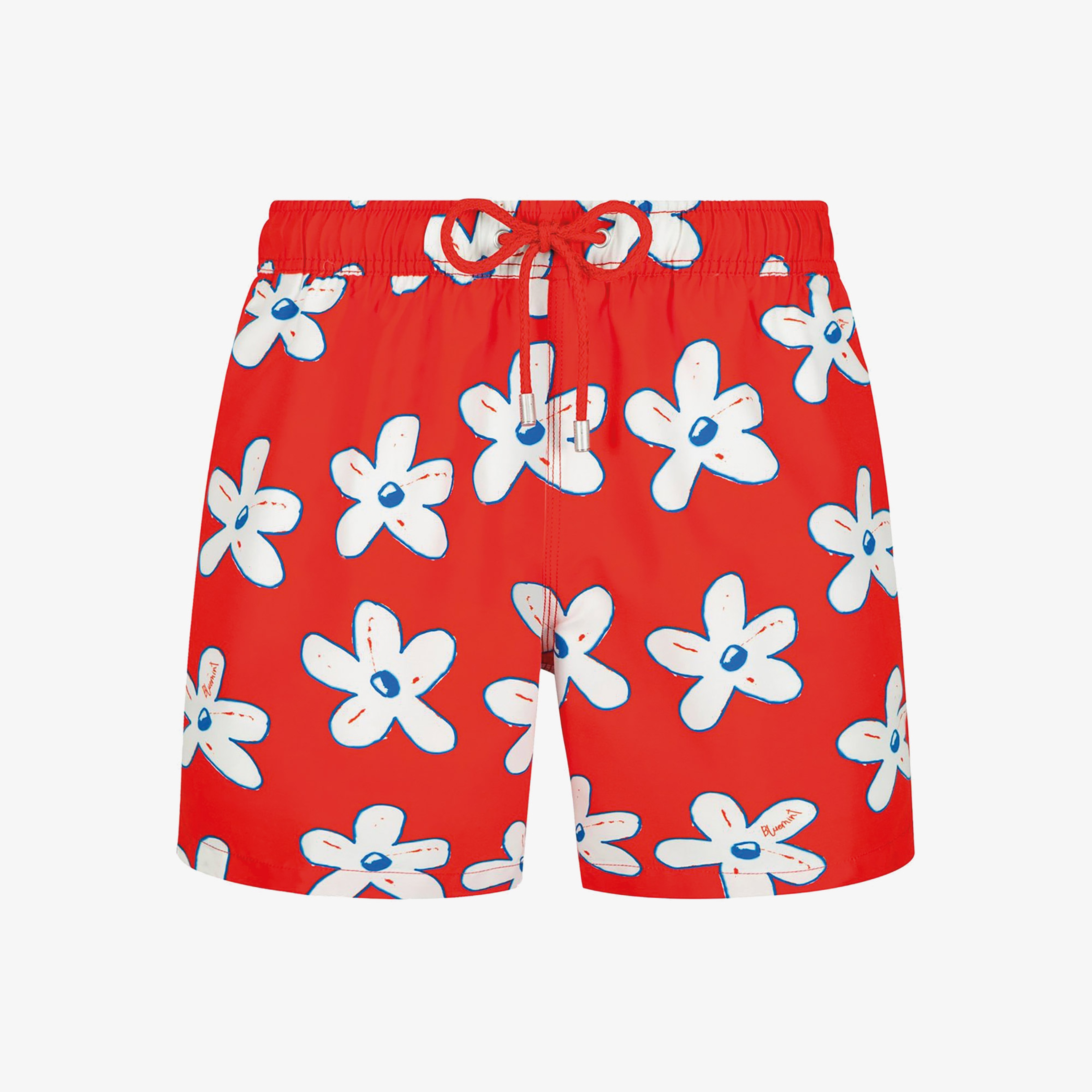 Bluemint Arthus Stretch Erkek Magenta Daisy Mayo Şort