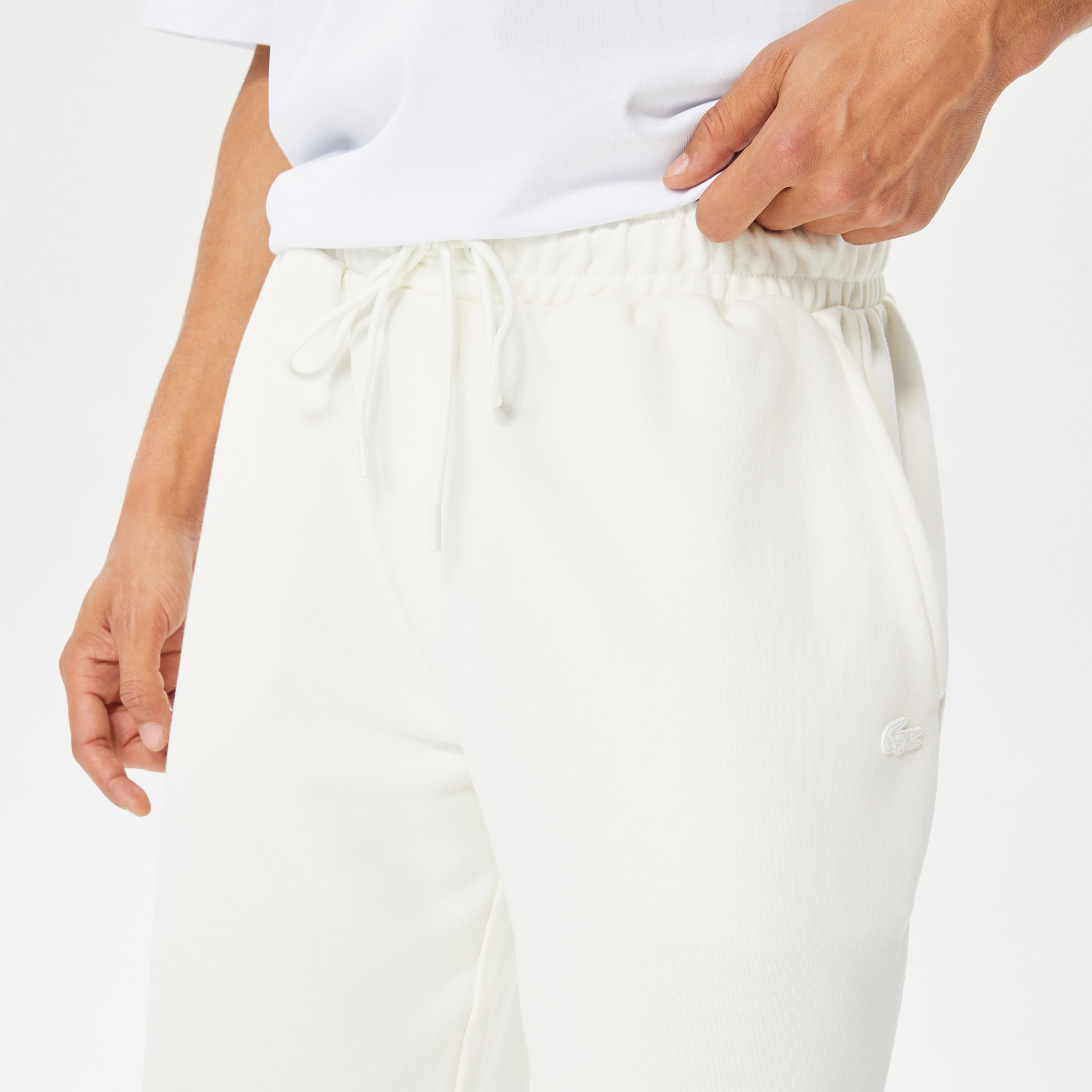 Lacoste House of SuperStep X Lacoste Erkek Beyaz Eşofman Altı