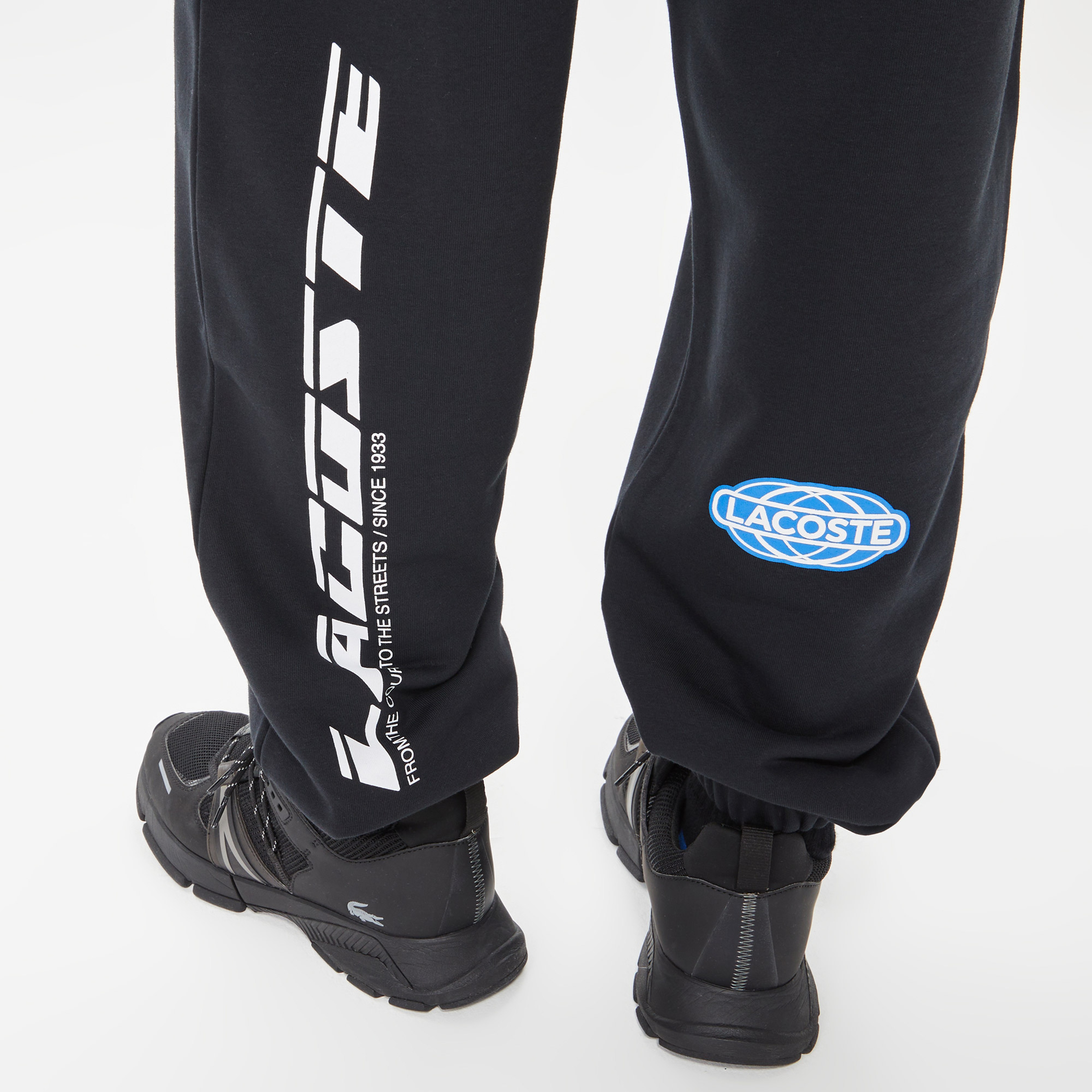 Lacoste House of SuperStep X Lacoste Erkek Siyah Eşofman Altı