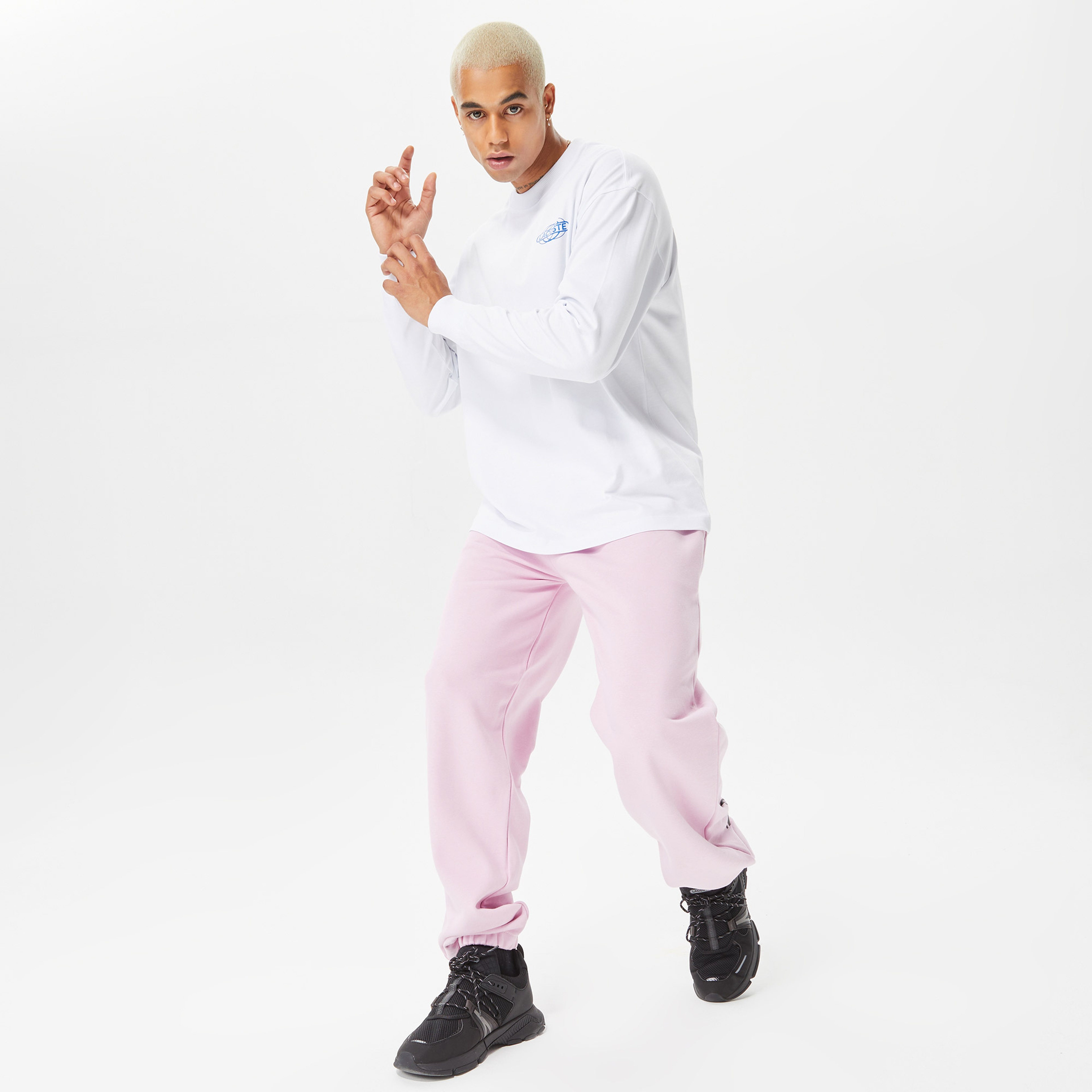 Lacoste House of SuperStep X Lacoste Erkek Pembe Eşofman Altı