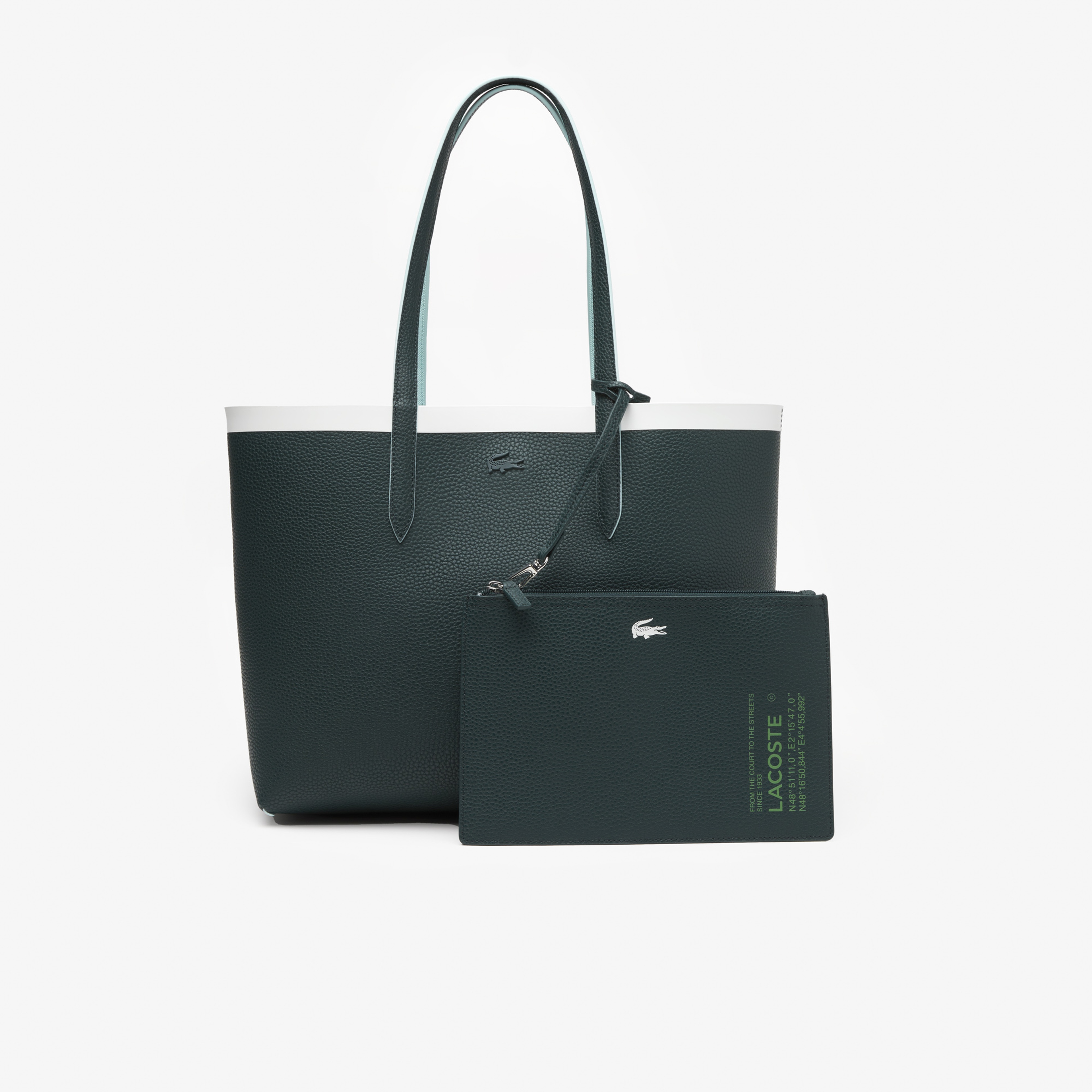 Anna Kadın Çift Taraflı Baskılı Mavi Omuz Çantası