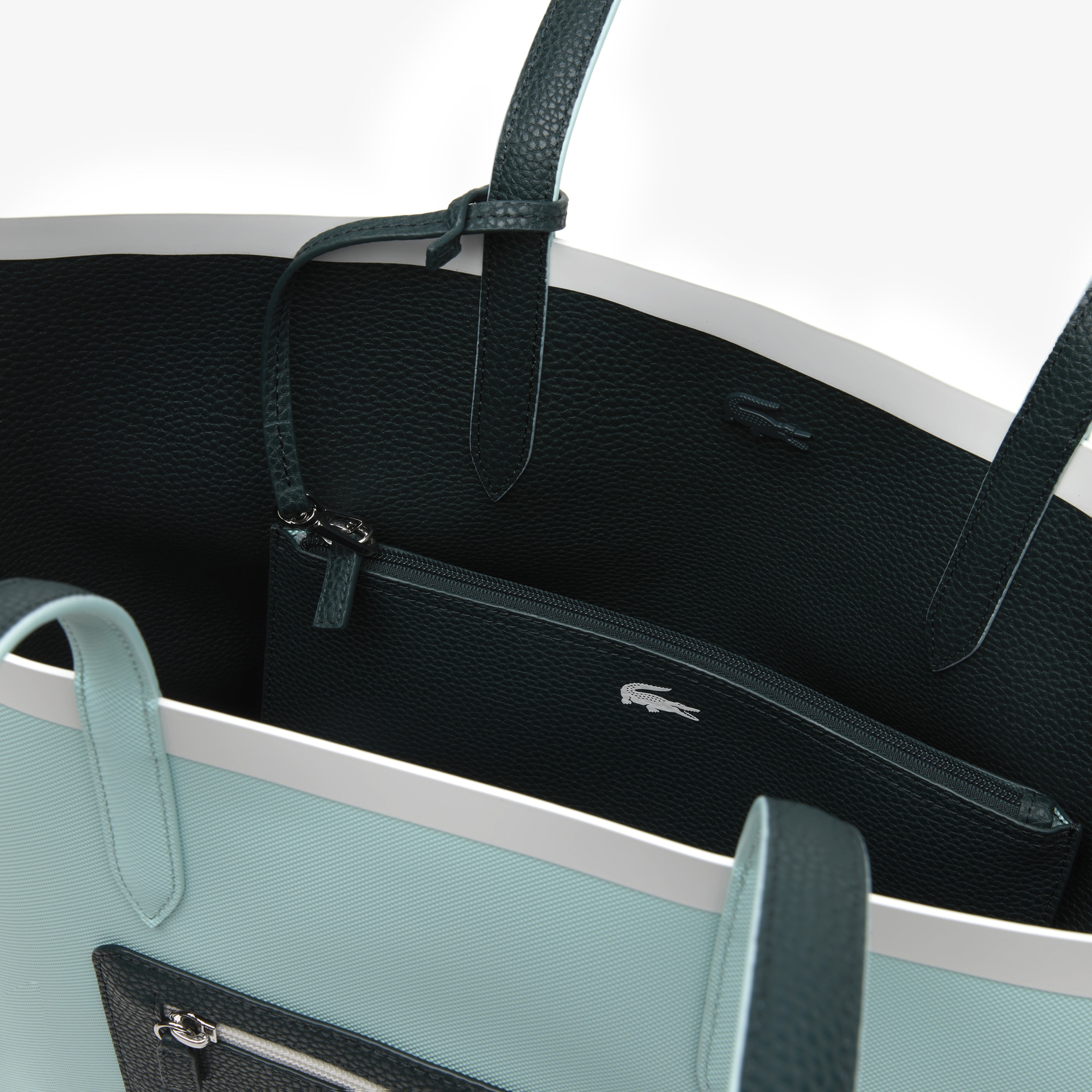 Anna Kadın Çift Taraflı Baskılı Mavi Omuz Çantası