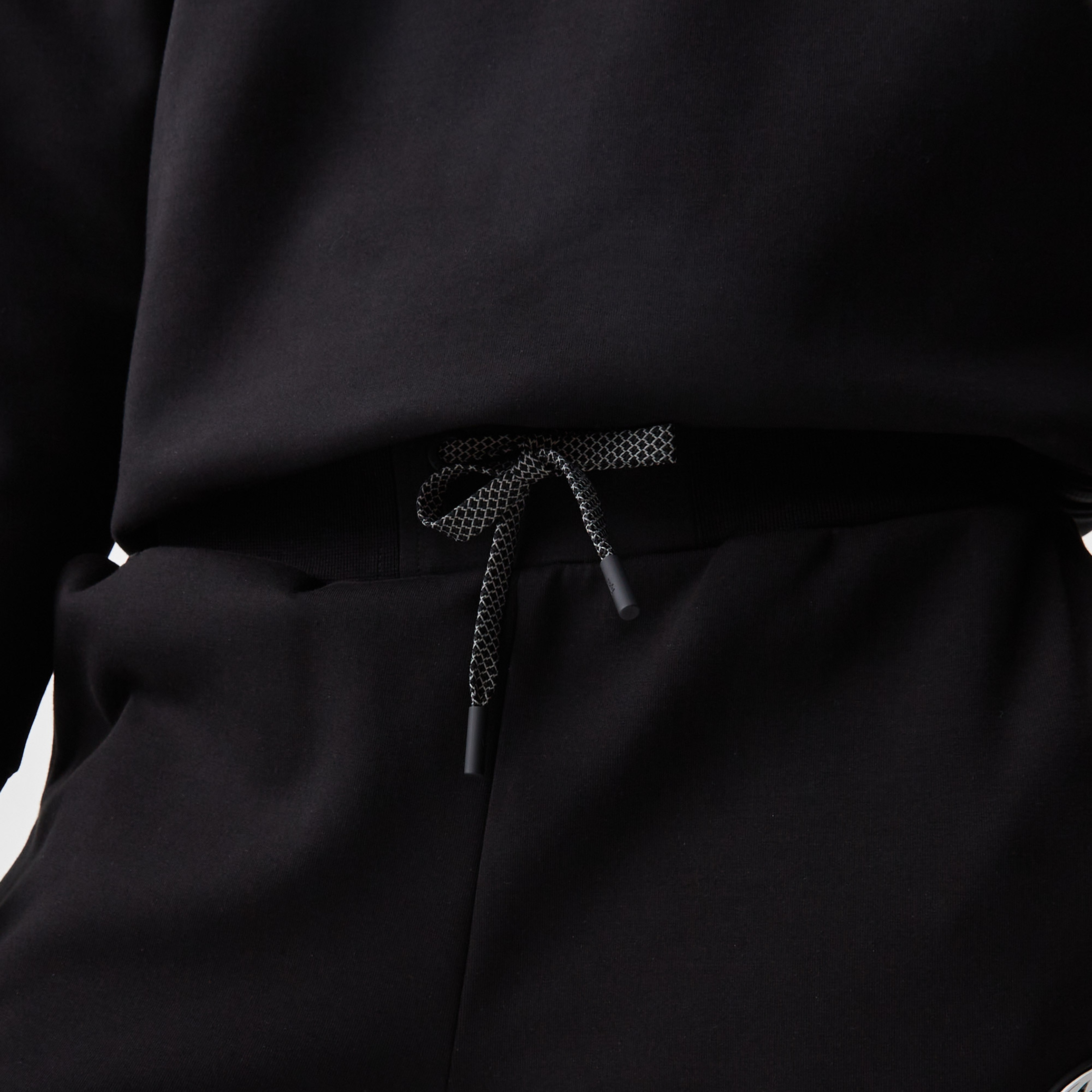 Kadın Slim Fit Baskılı Siyah Eşofman Altı