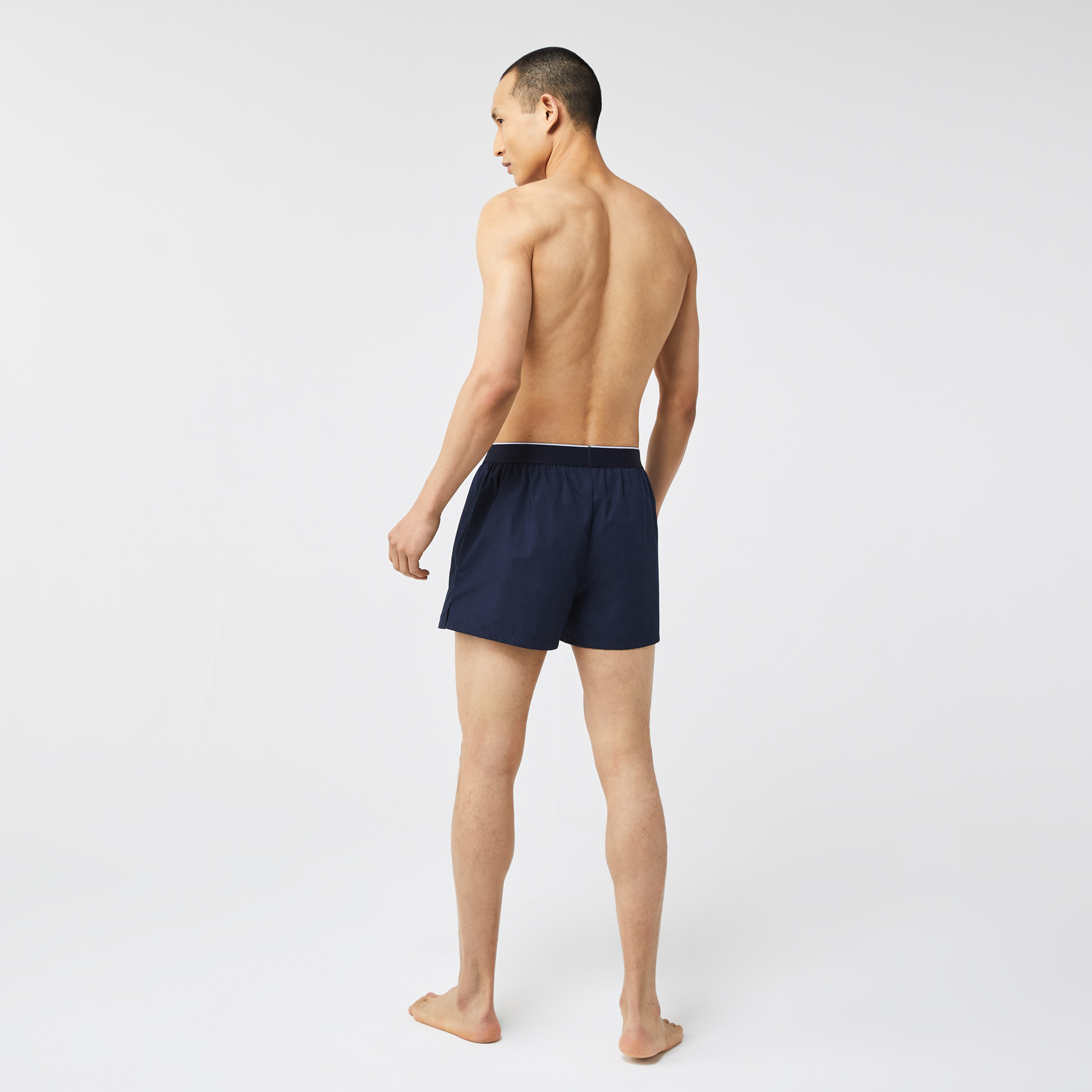 Erkek Baskılı 3'lü Lacivert Boxer