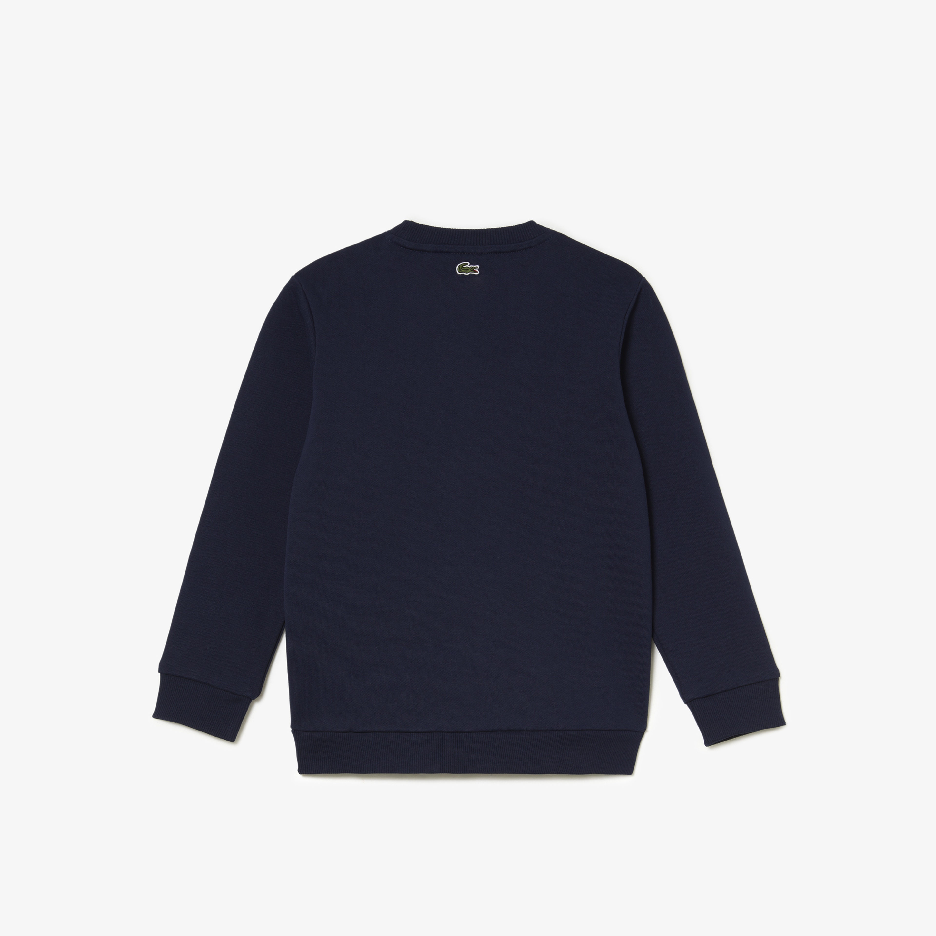 Çocuk Bisiklet Yaka Baskılı Lacivert Sweatshirt