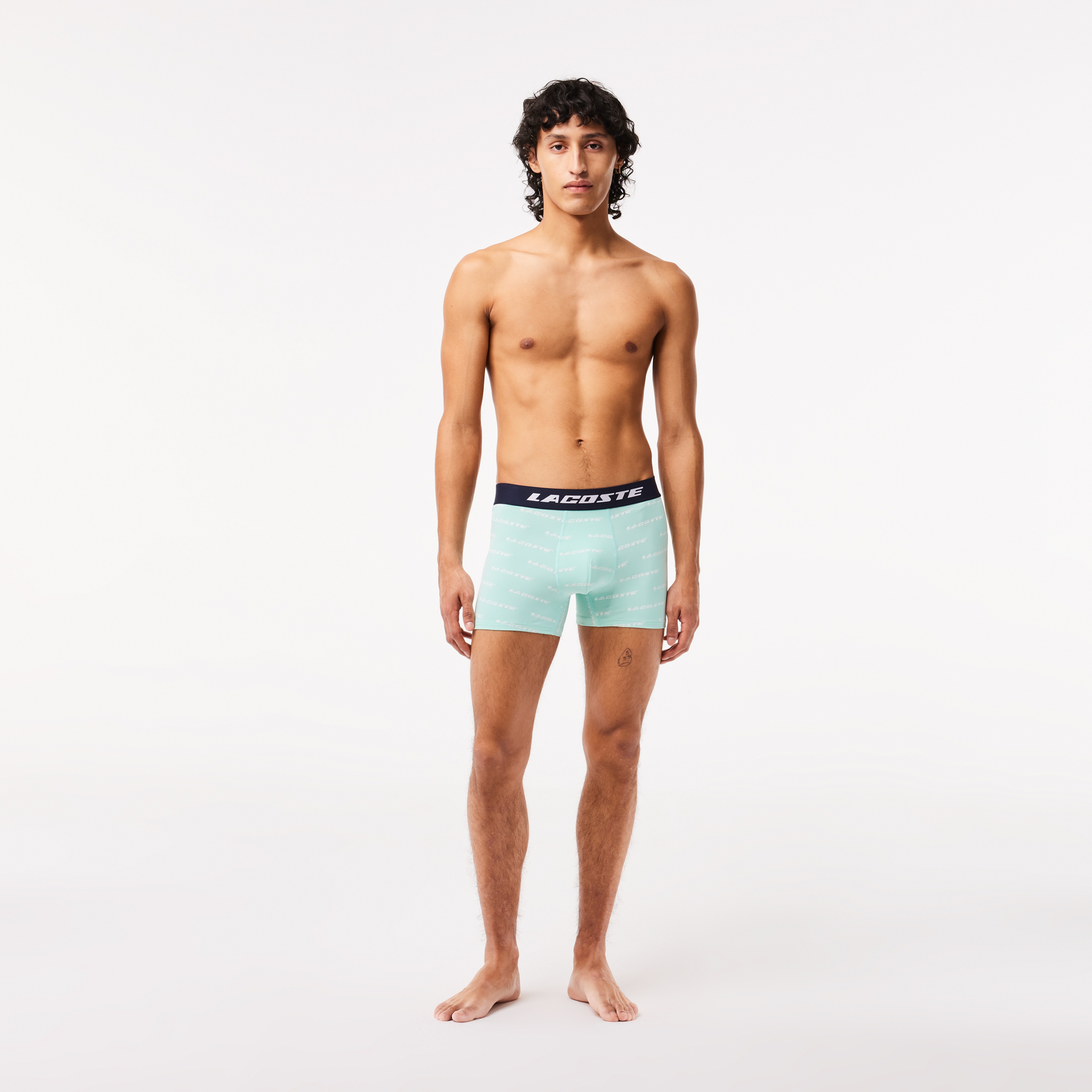 Active Erkek 3'lü Mavi Boxer