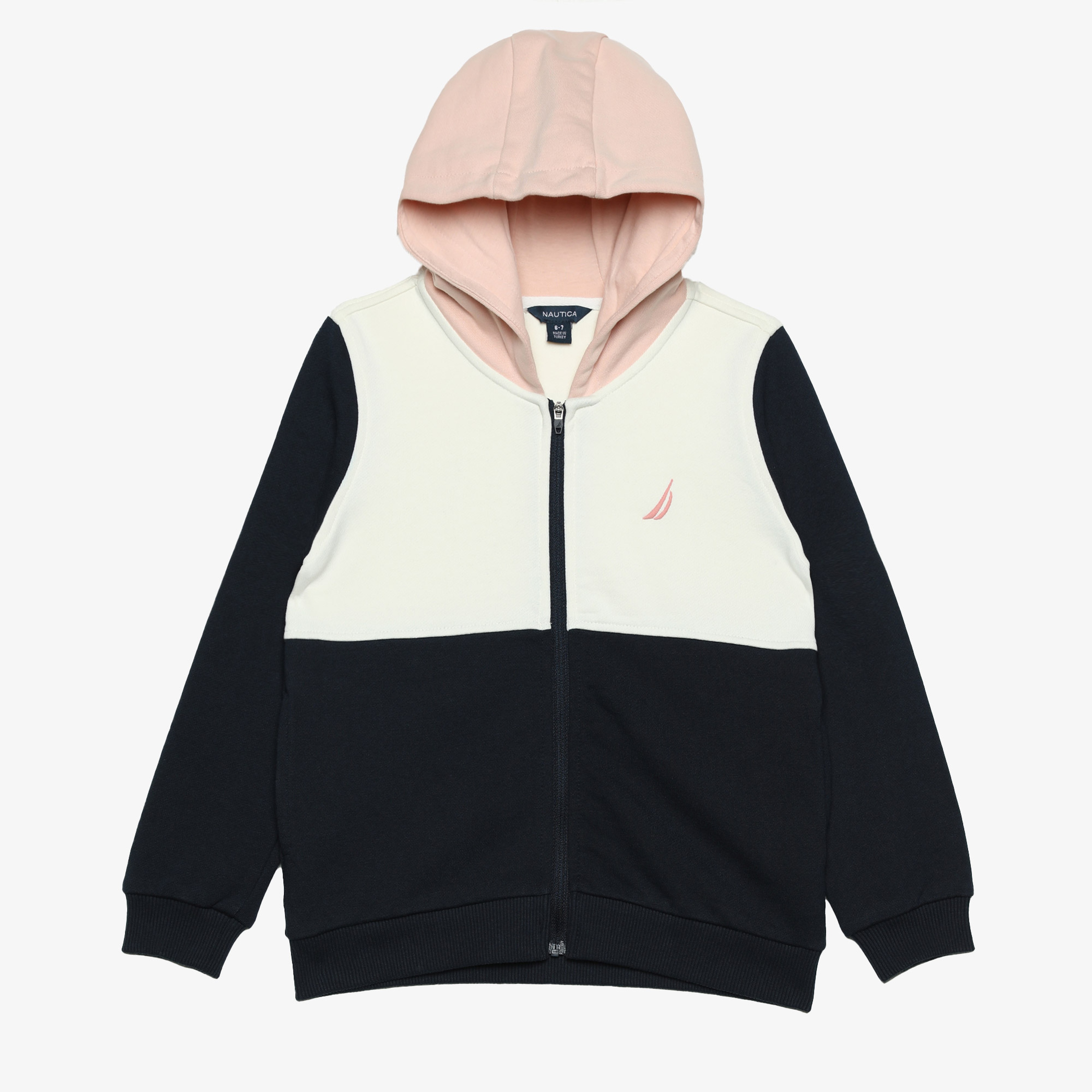 NAUTICA KIZ ÇOCUK KIRIK BEYAZ SWEATSHIRT