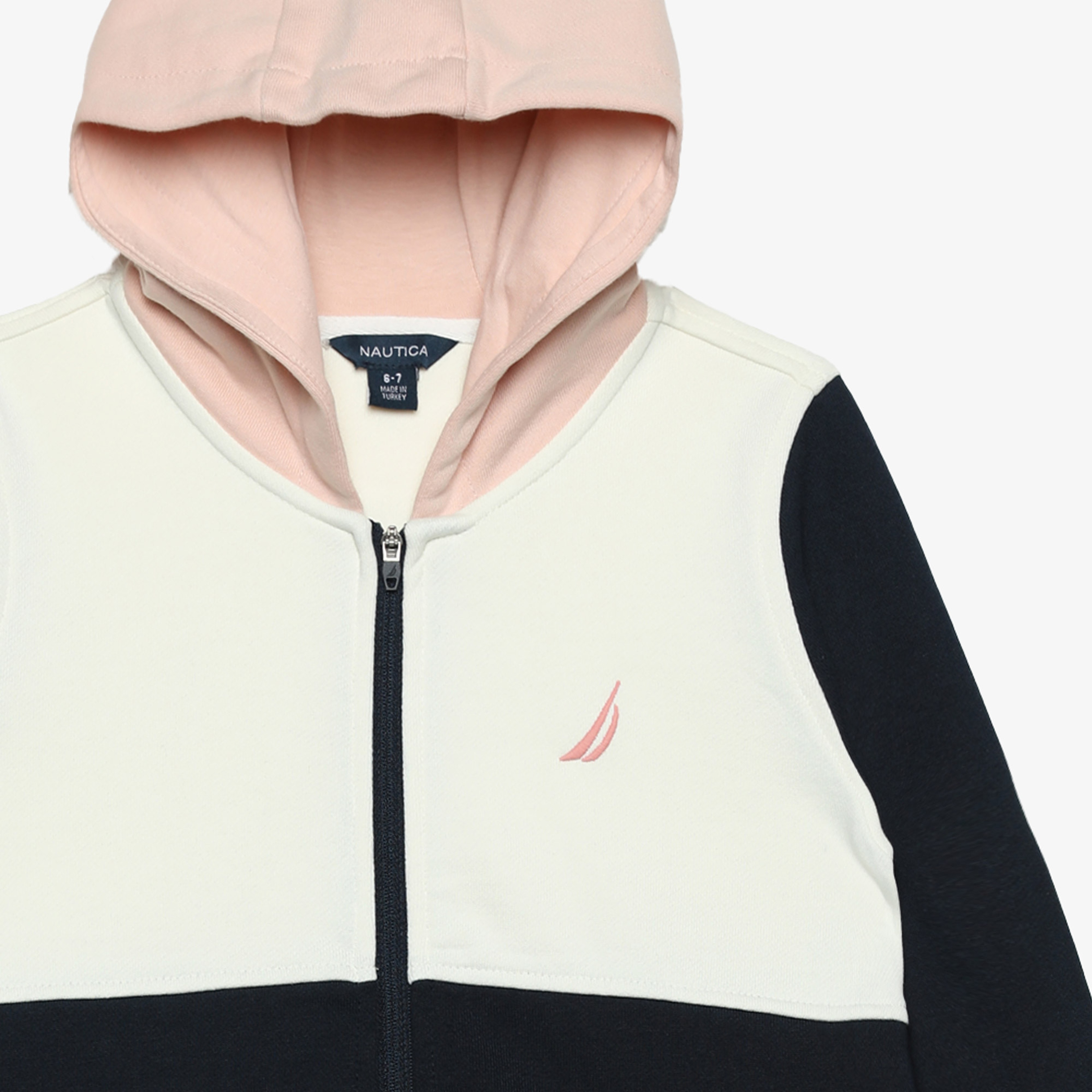 NAUTICA KIZ ÇOCUK KIRIK BEYAZ SWEATSHIRT