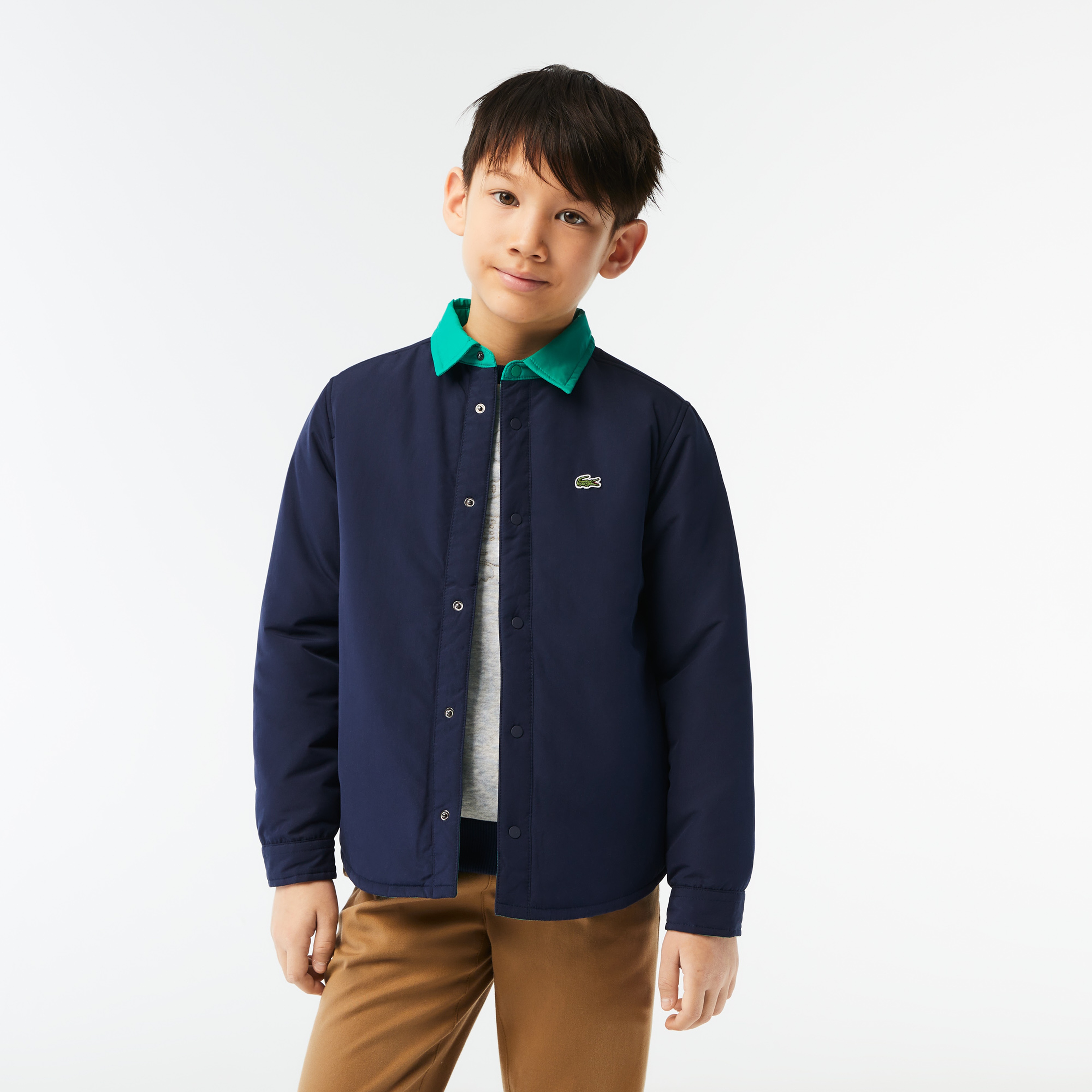 Lacoste Erkek Çocuk Lacivert Gömlek