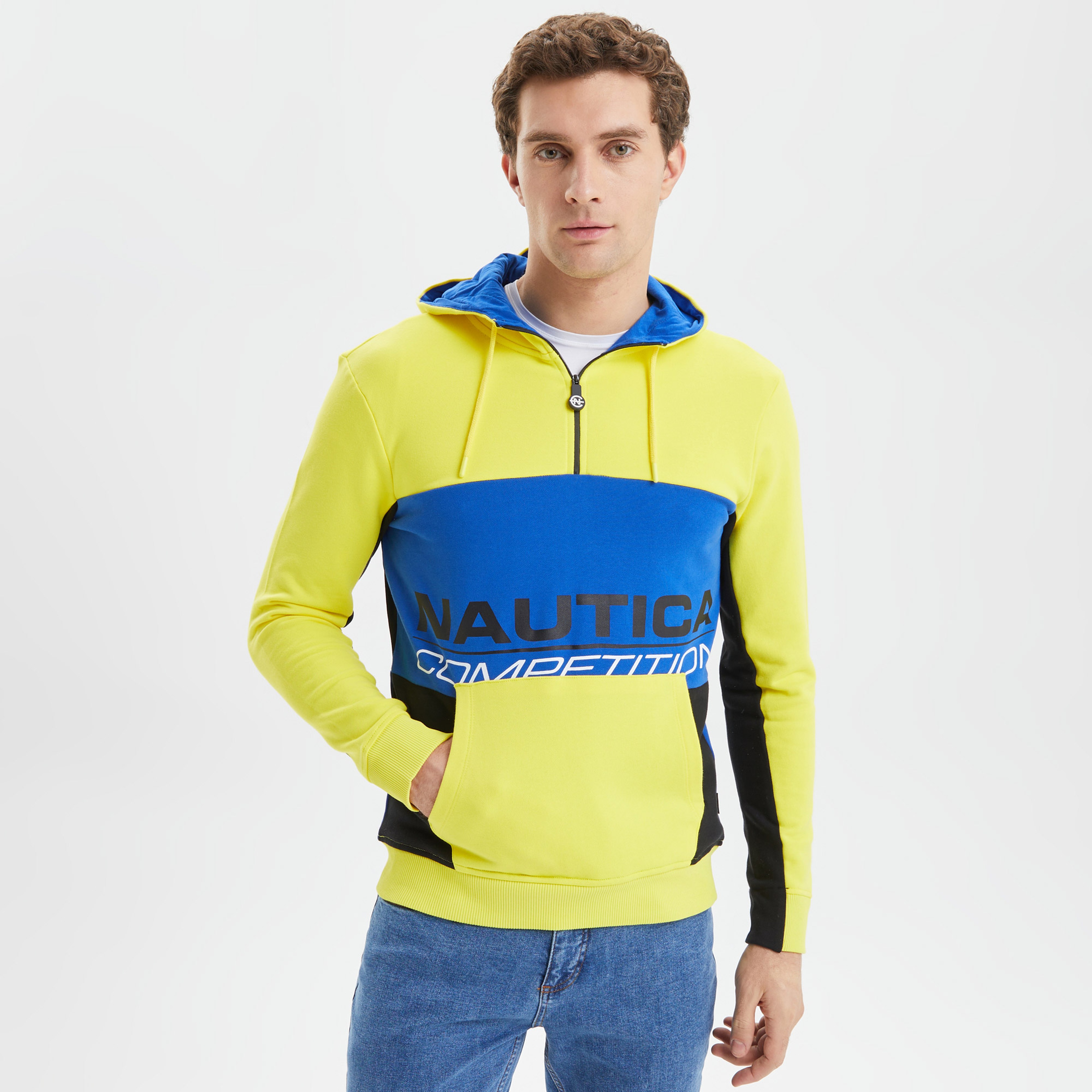 NAUTICA ERKEK SARI STANDART FIT SWEATSHIRT