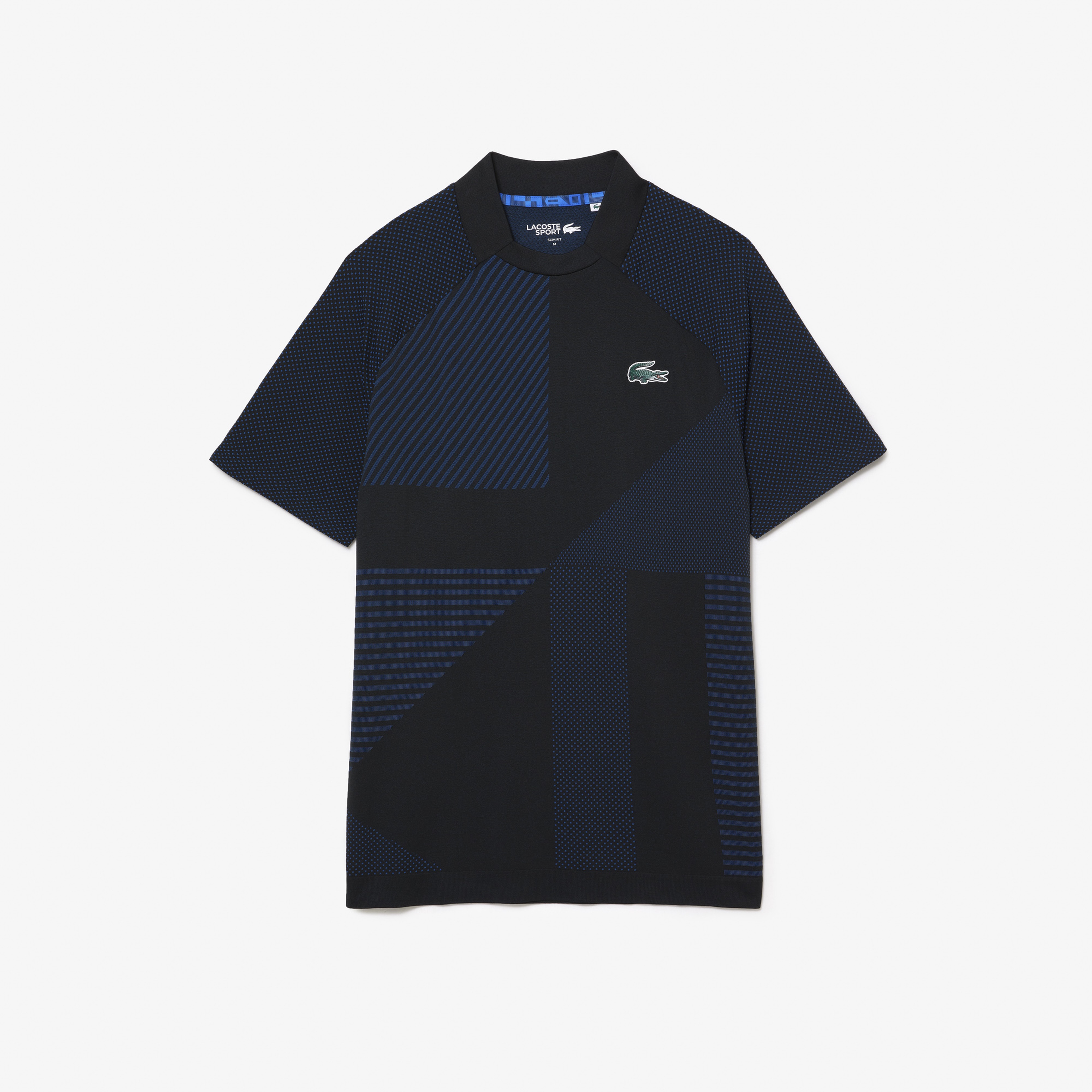 Lacoste SPORT Erkek Slim Fit Renk Bloklu Lacivert Polo