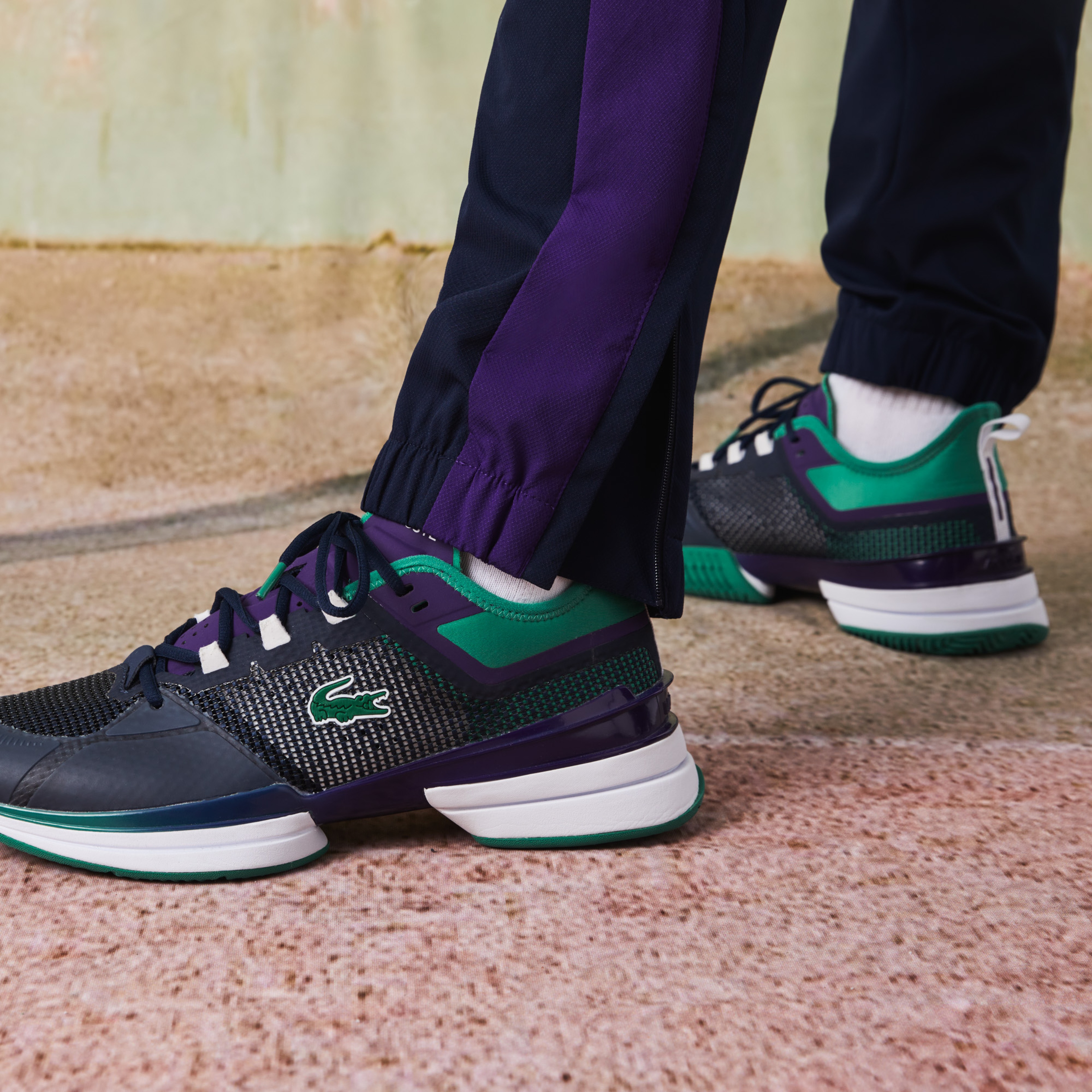 Lacoste Team Leader Track Suit Erkek Yeşil Eşofman Takımı