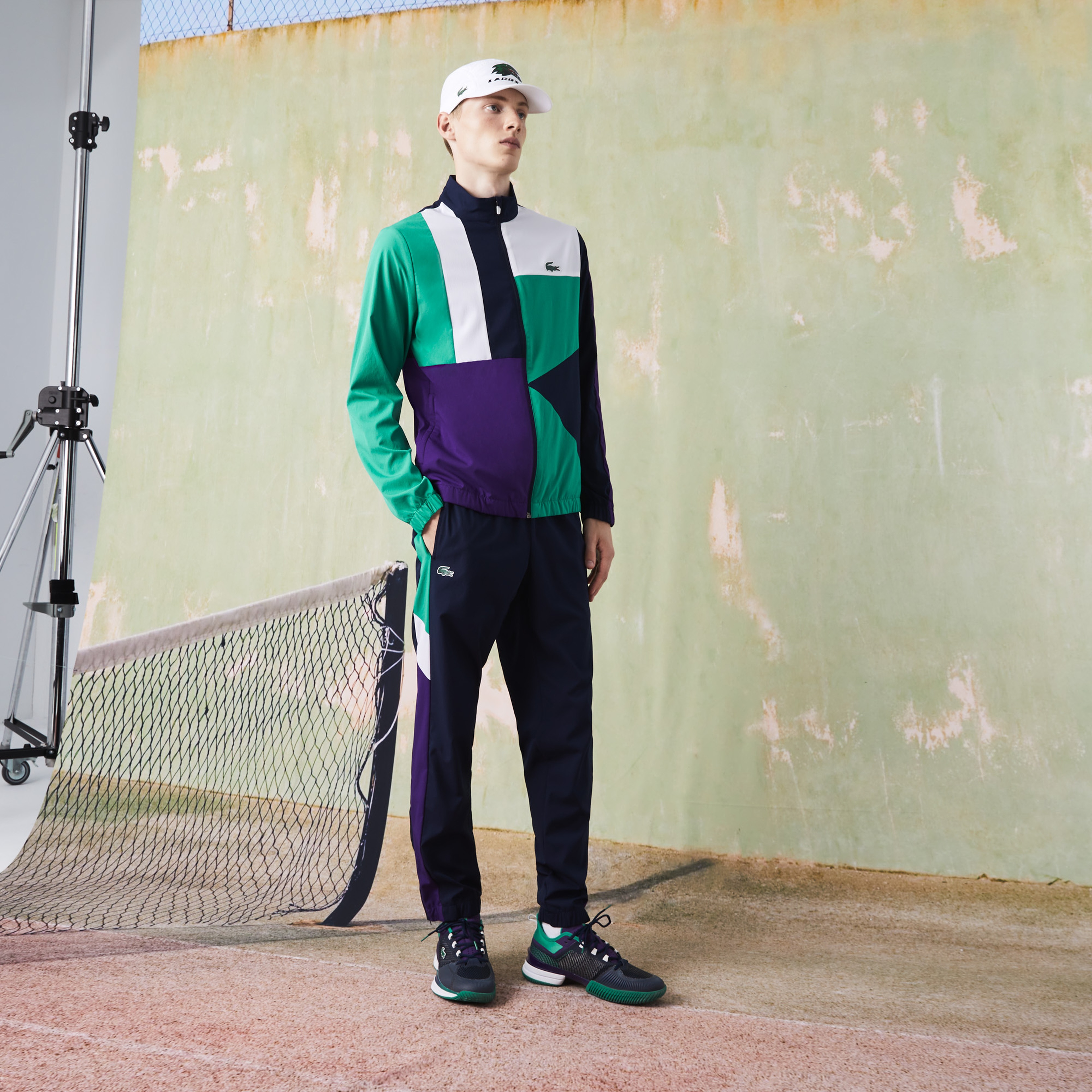 Lacoste Team Leader Track Suit Erkek Yeşil Eşofman Takımı