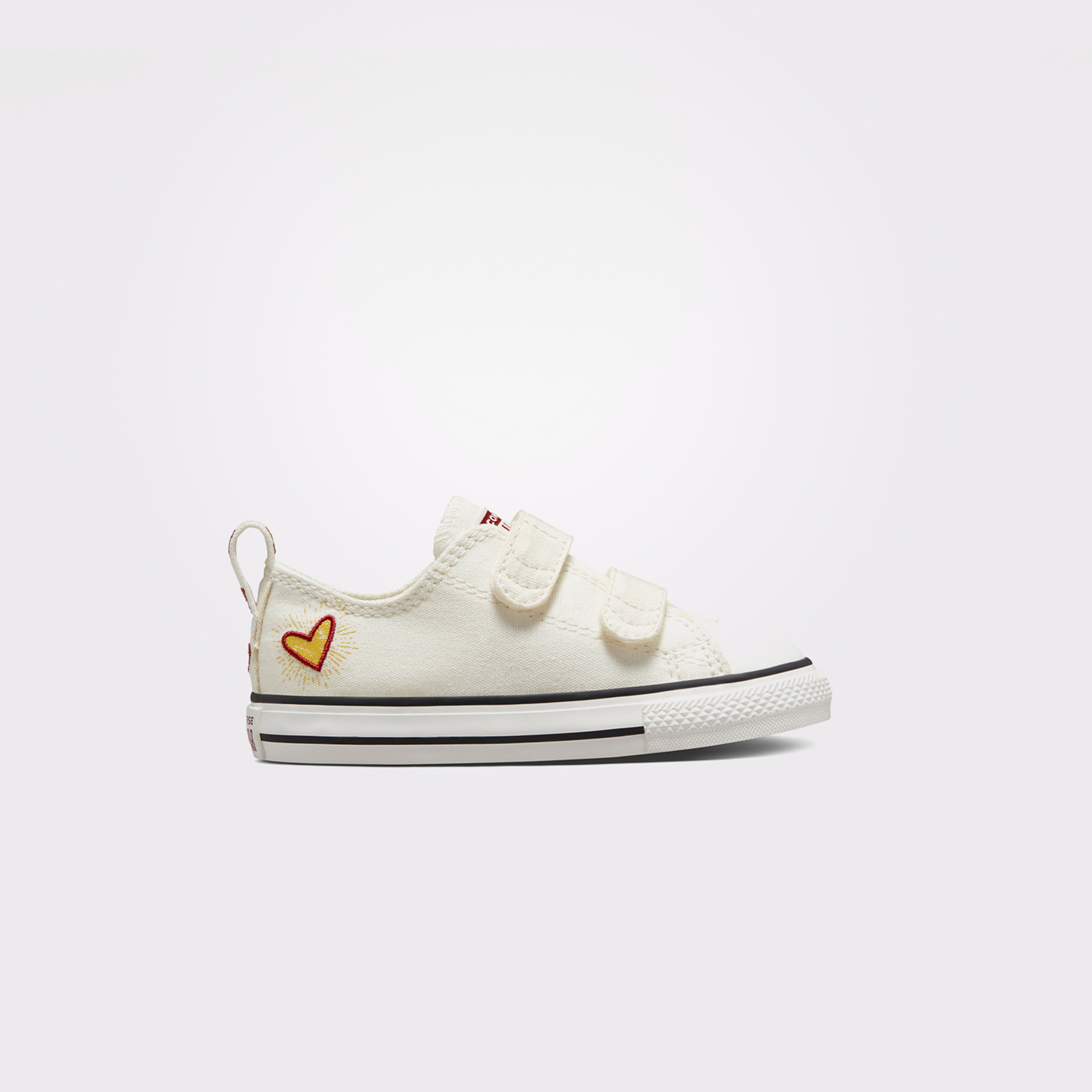 Converse Chuck Taylor All Star Eyes-On-Hearts Bebek Krem Sneaker