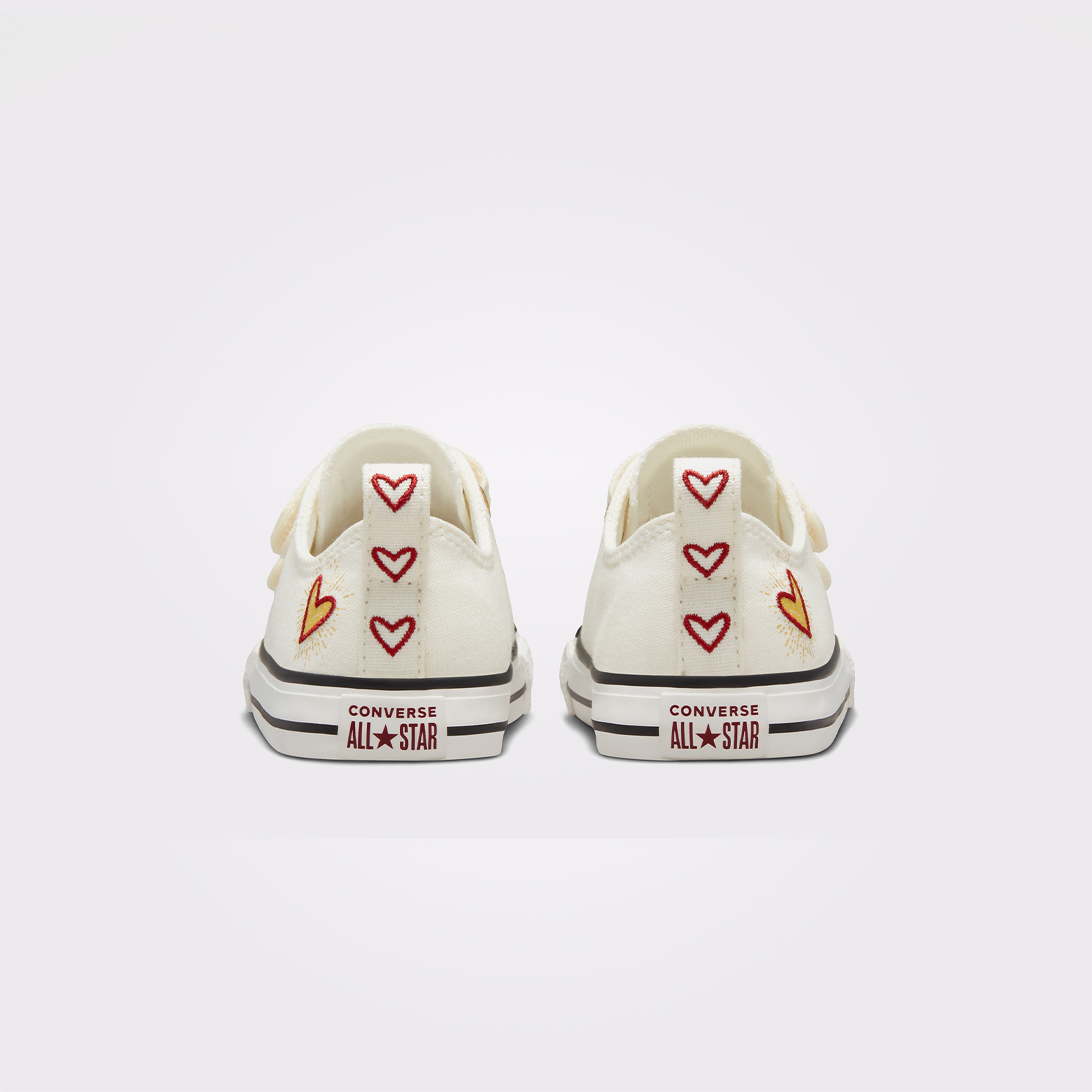 Converse Chuck Taylor All Star Eyes-On-Hearts Bebek Krem Sneaker