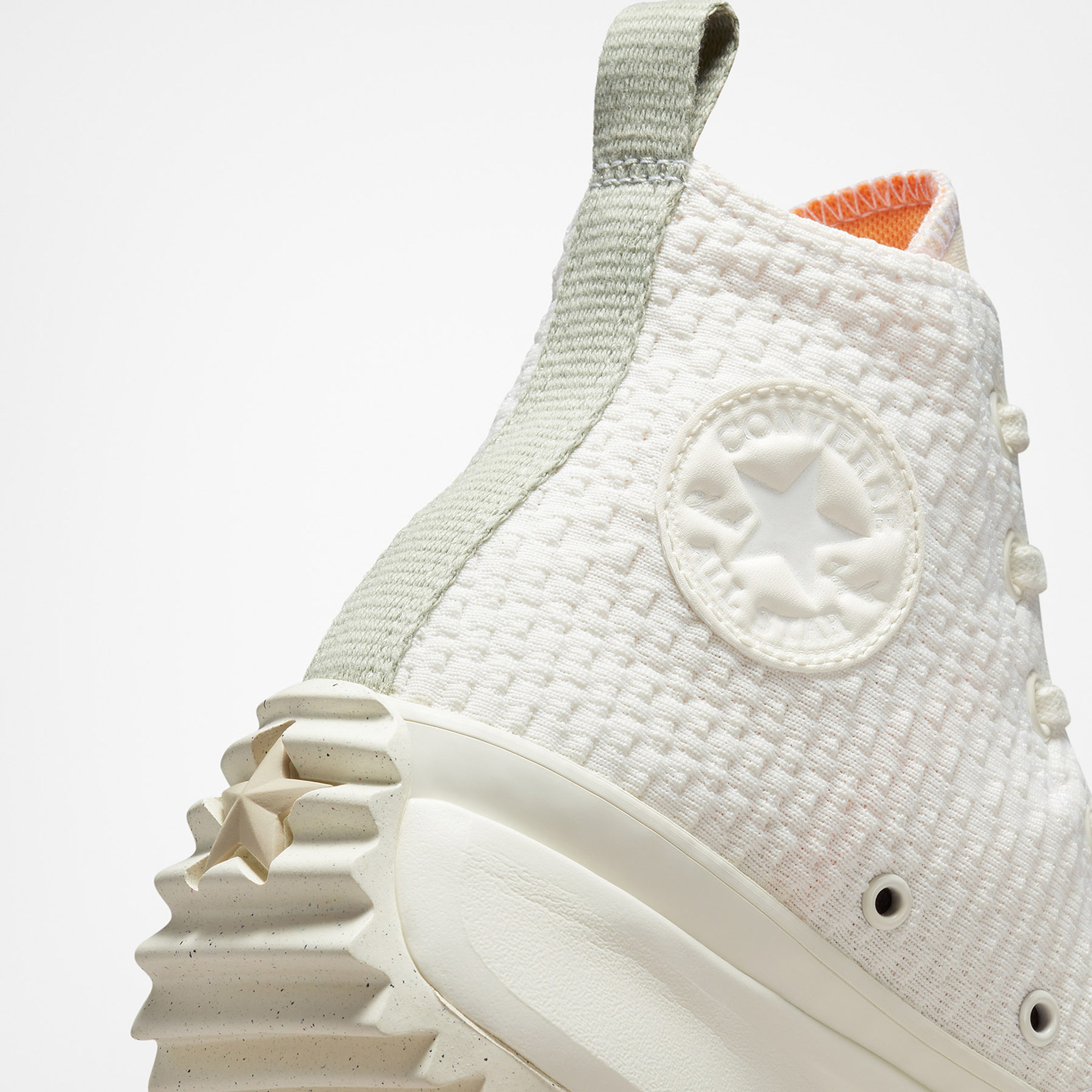 Converse Run Star Hike Platform Unisex Krem/Yeşil Sneaker