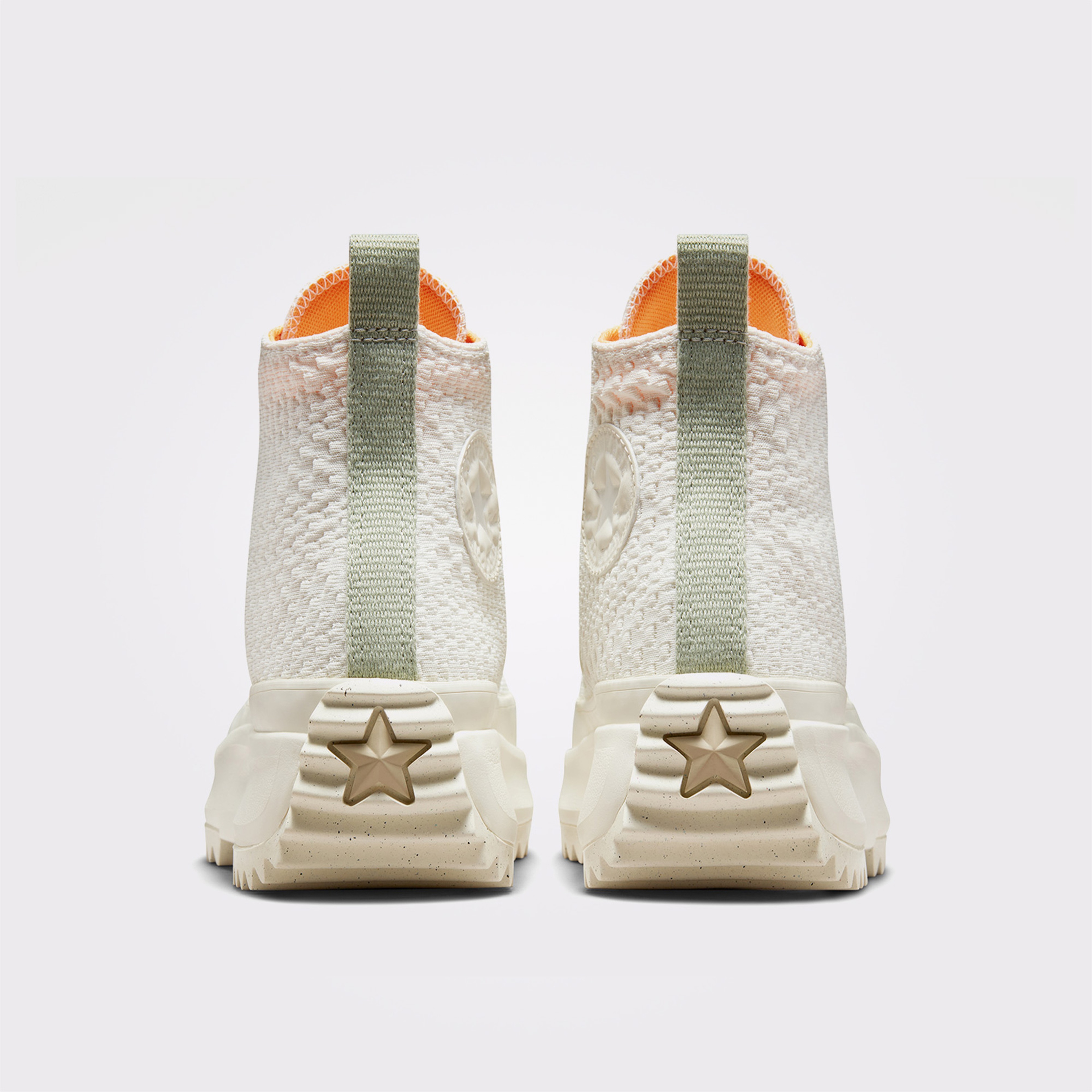 Converse Run Star Hike Platform Unisex Krem/Yeşil Sneaker