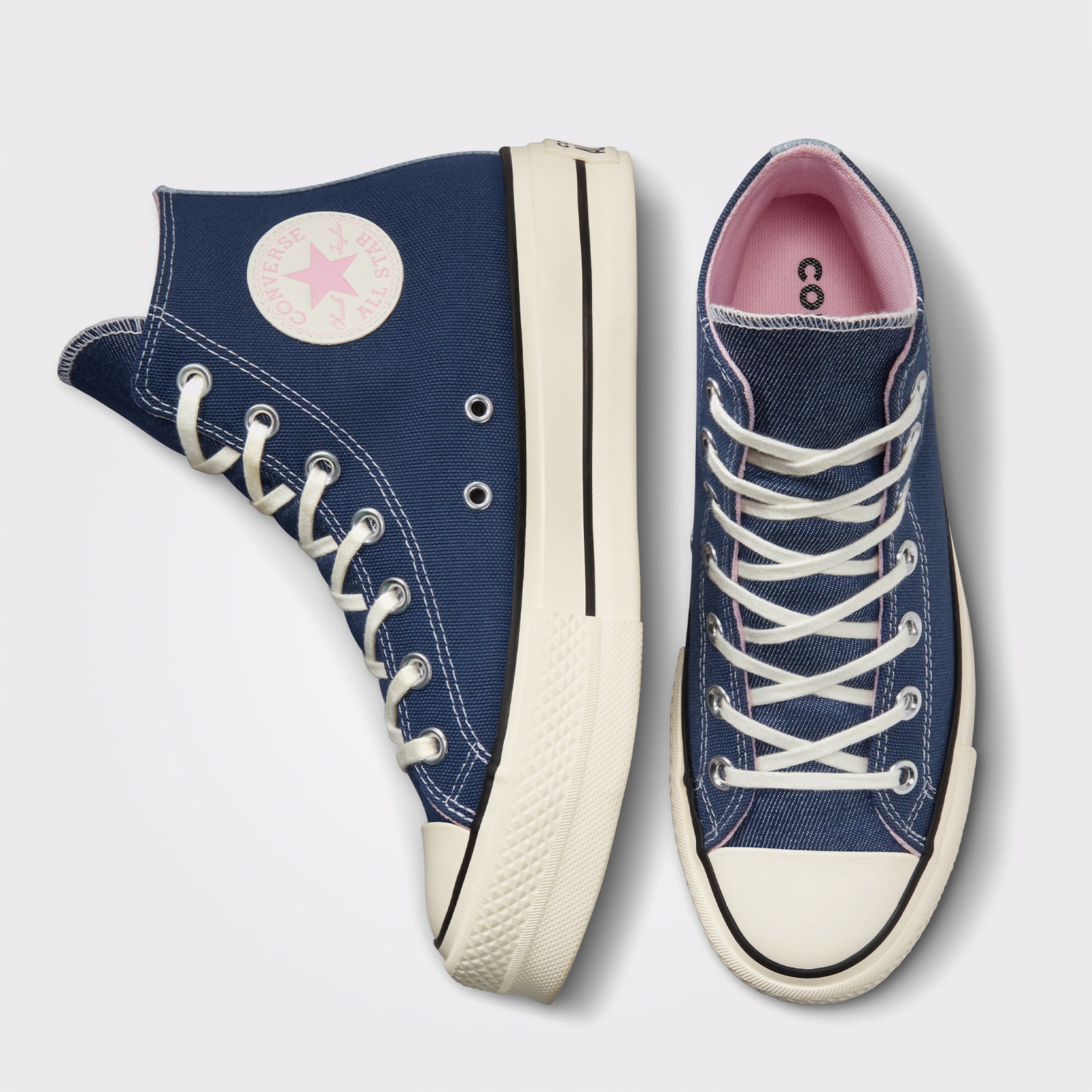 Converse Chuck Taylor All Star Lift Çocuk Pembe/Lacivert Sneaker