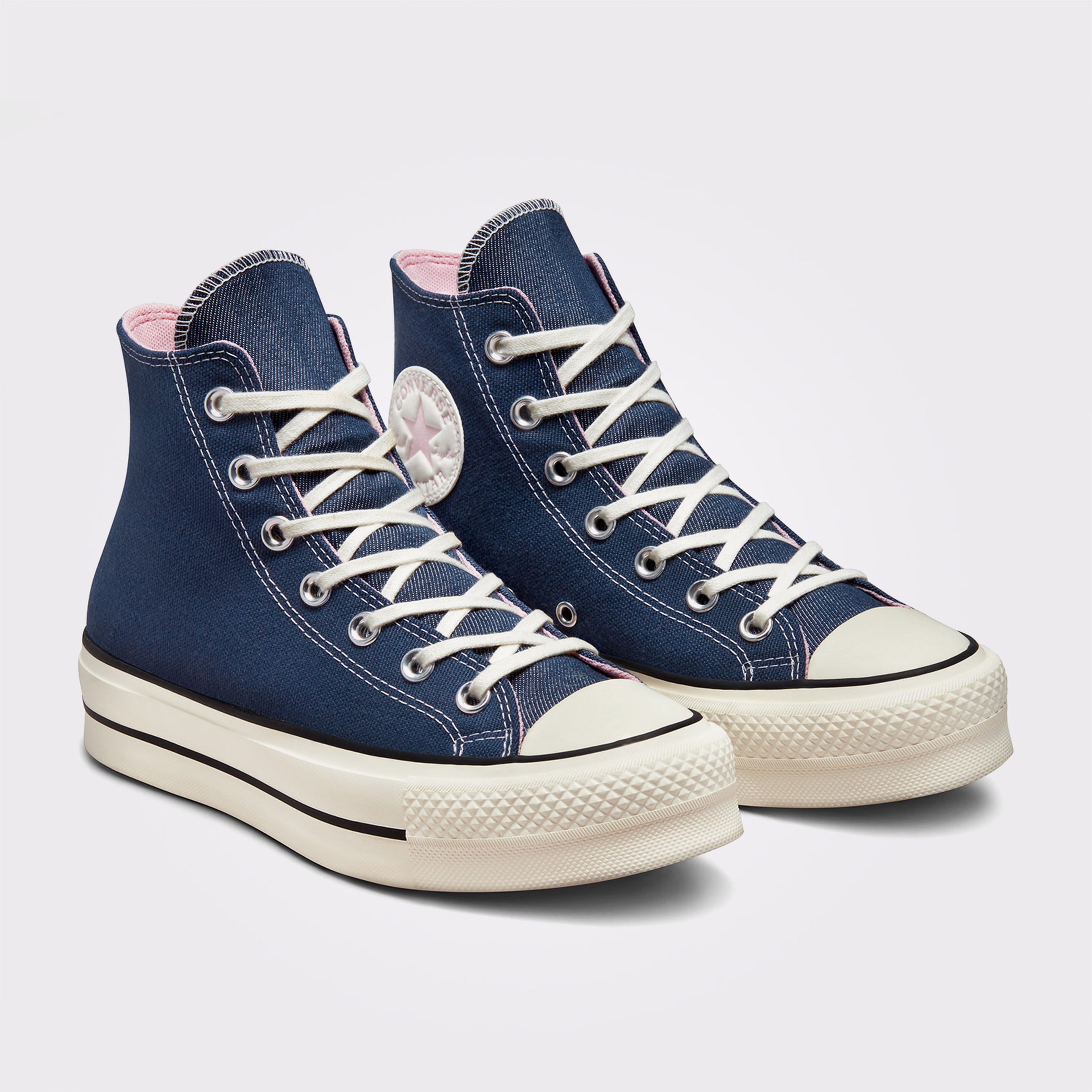 Converse Chuck Taylor All Star Lift Çocuk Pembe/Lacivert Sneaker