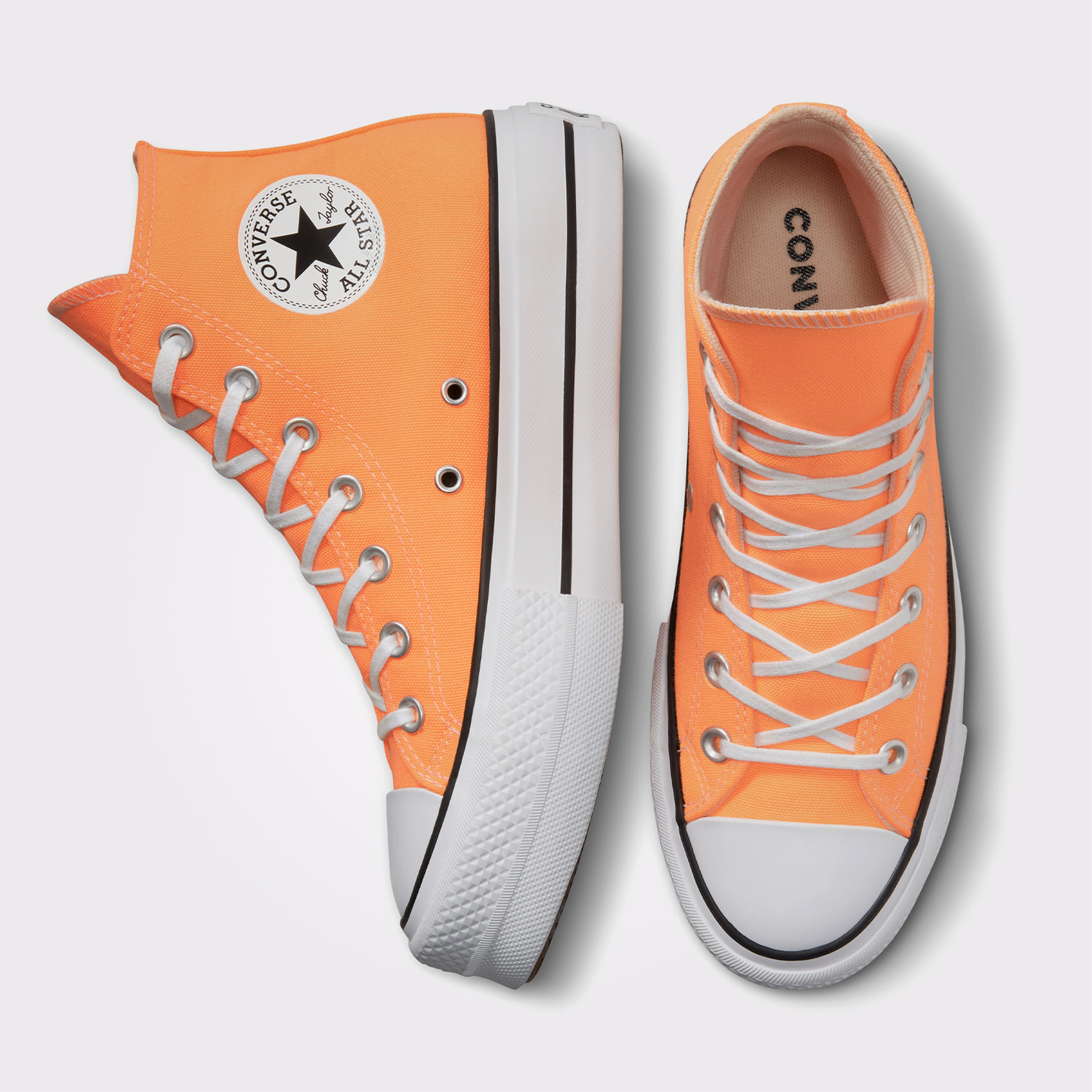 Converse Chuck Taylor All Star Lift Platform Kadın Turuncu Sneaker