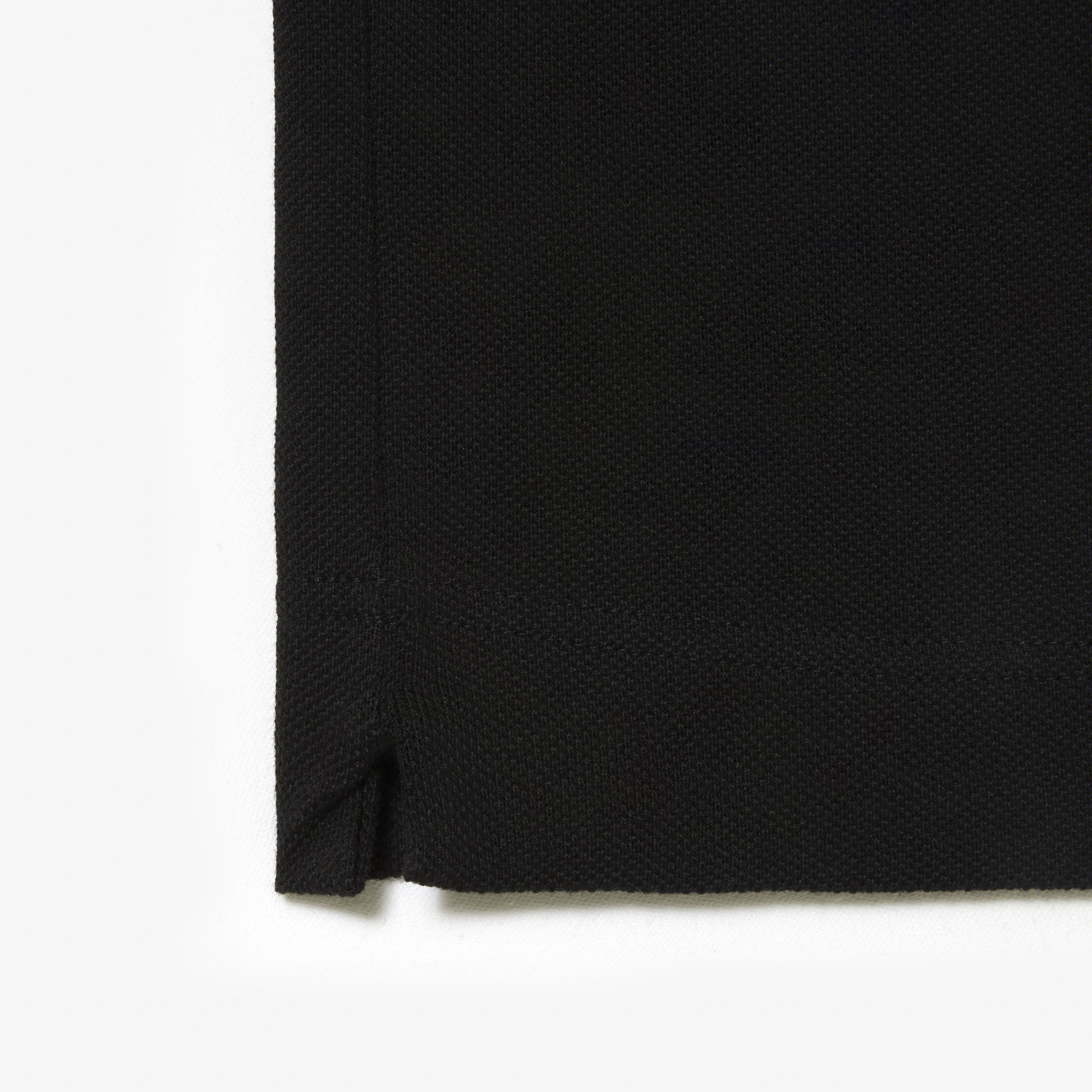 Erkek Classic Fit Baskılı Siyah Polo