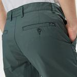 Erkek Slim Fit Haki Bermuda