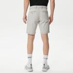 Erkek Slim Fit Organik Pamuk Gri Bermuda