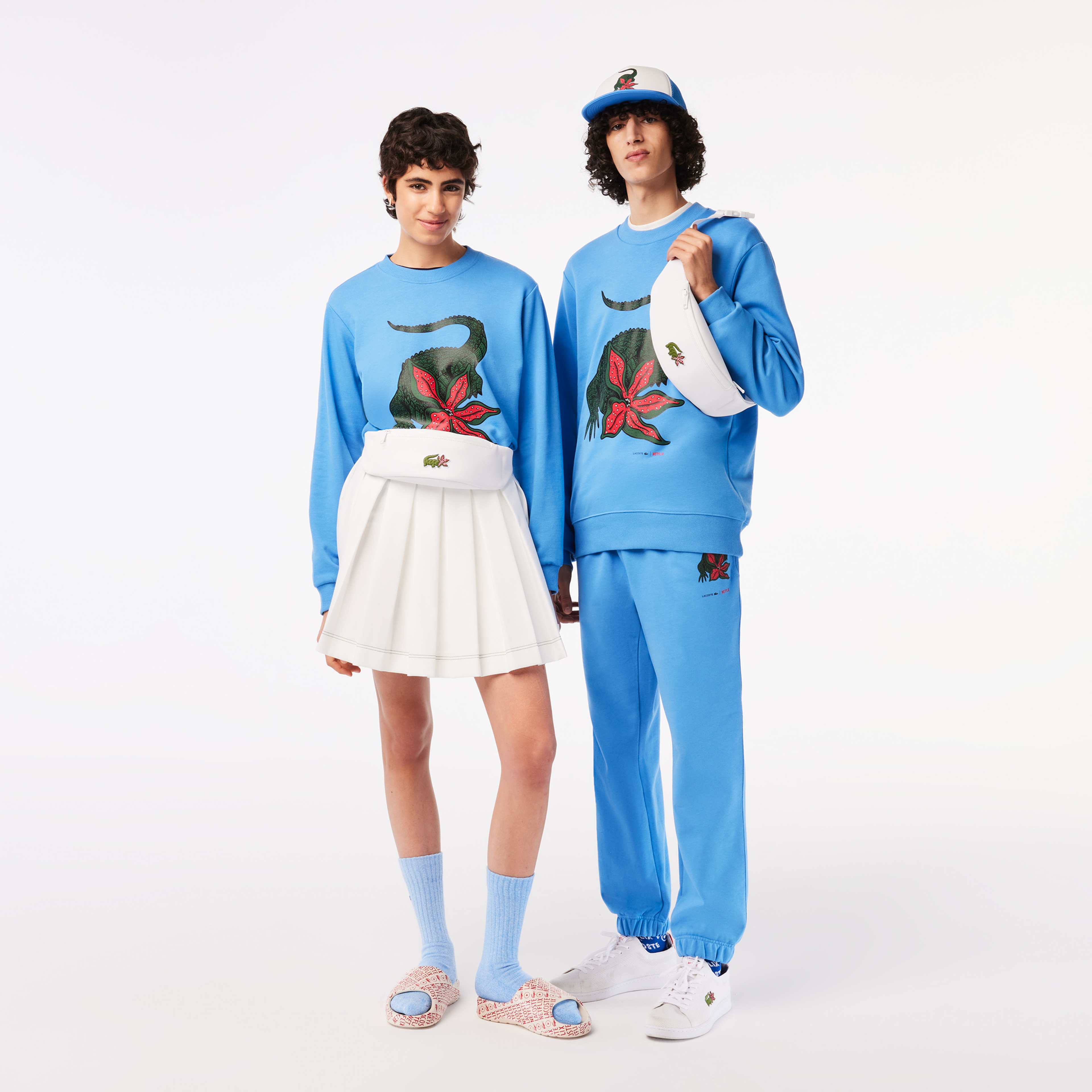 Netflix Unisex Baskılı Beyaz Bel Çantası