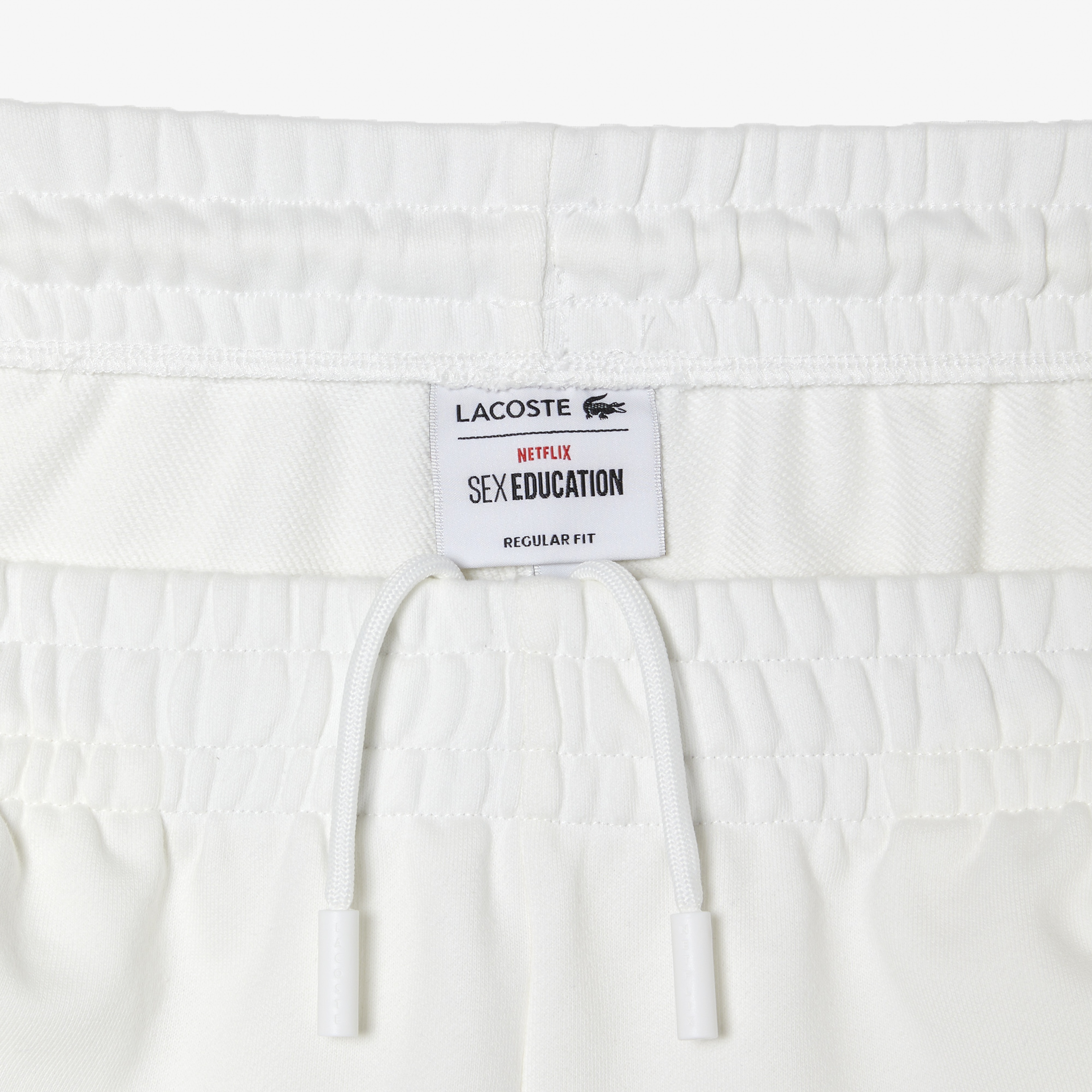 Netflix Erkek Regular Fit Baskılı Beyaz Eşofman Altı