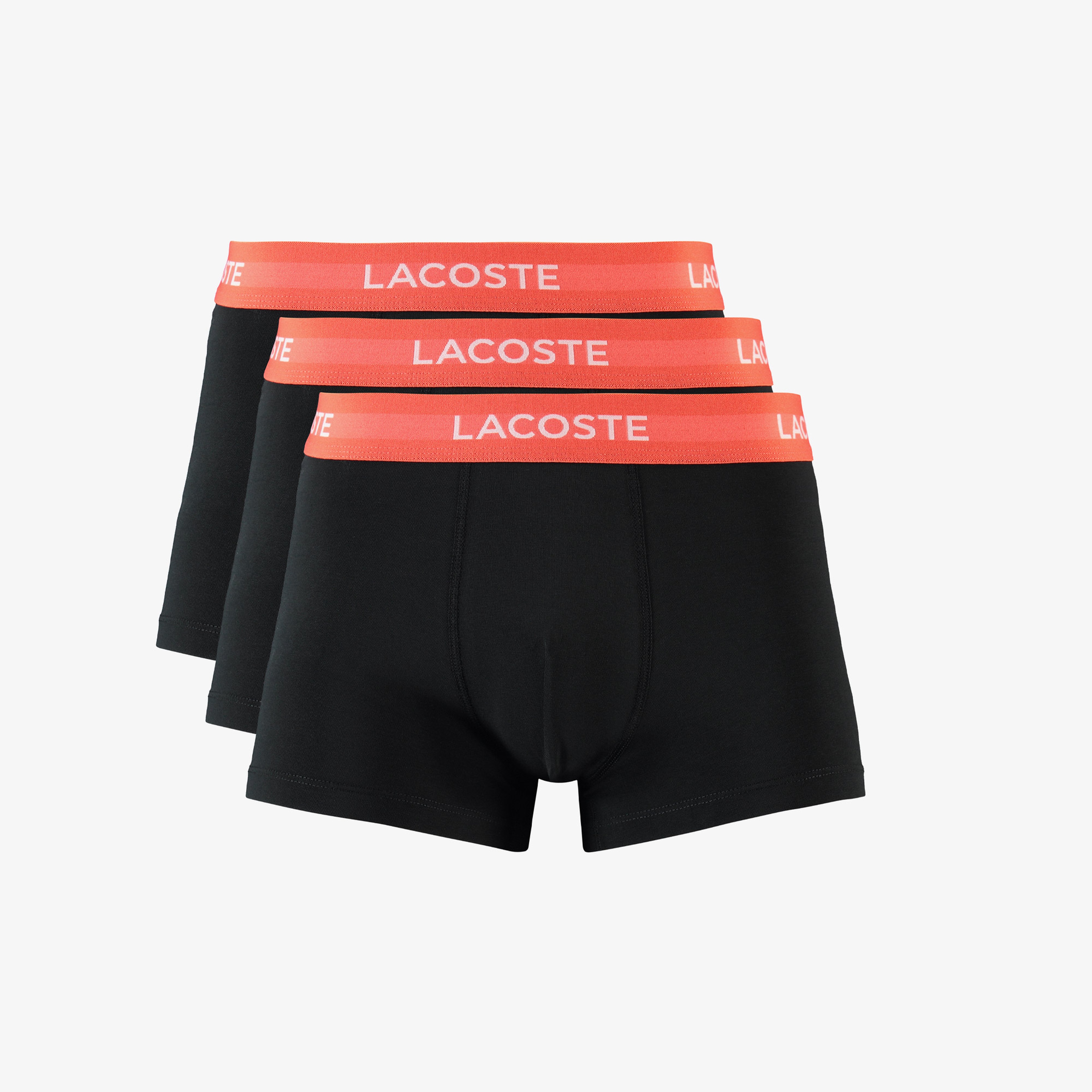 Lacoste Erkek 3'Lü Siyah Boxer