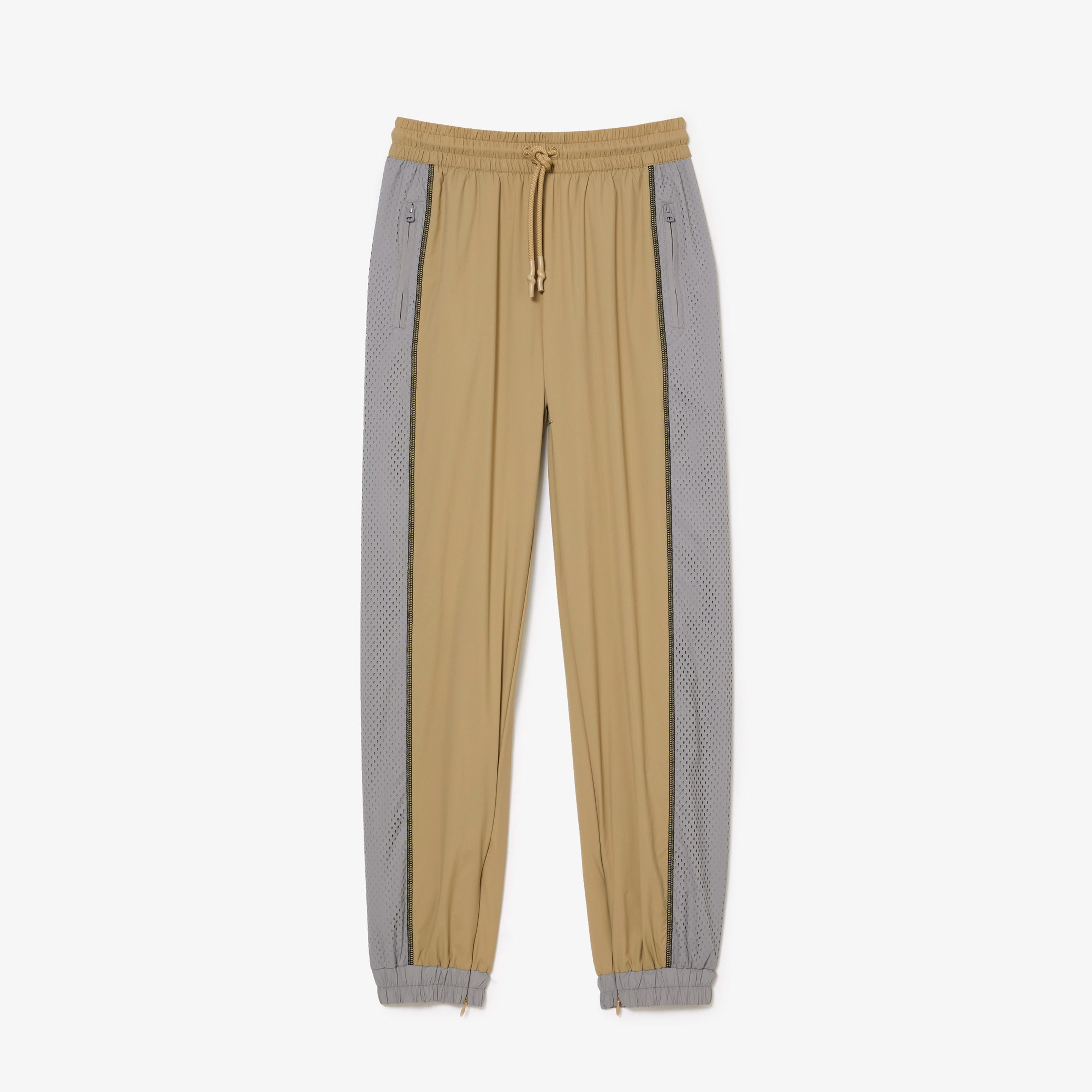 Kadın Renk Bloklu Açık Kahverengi Eşofman Altı