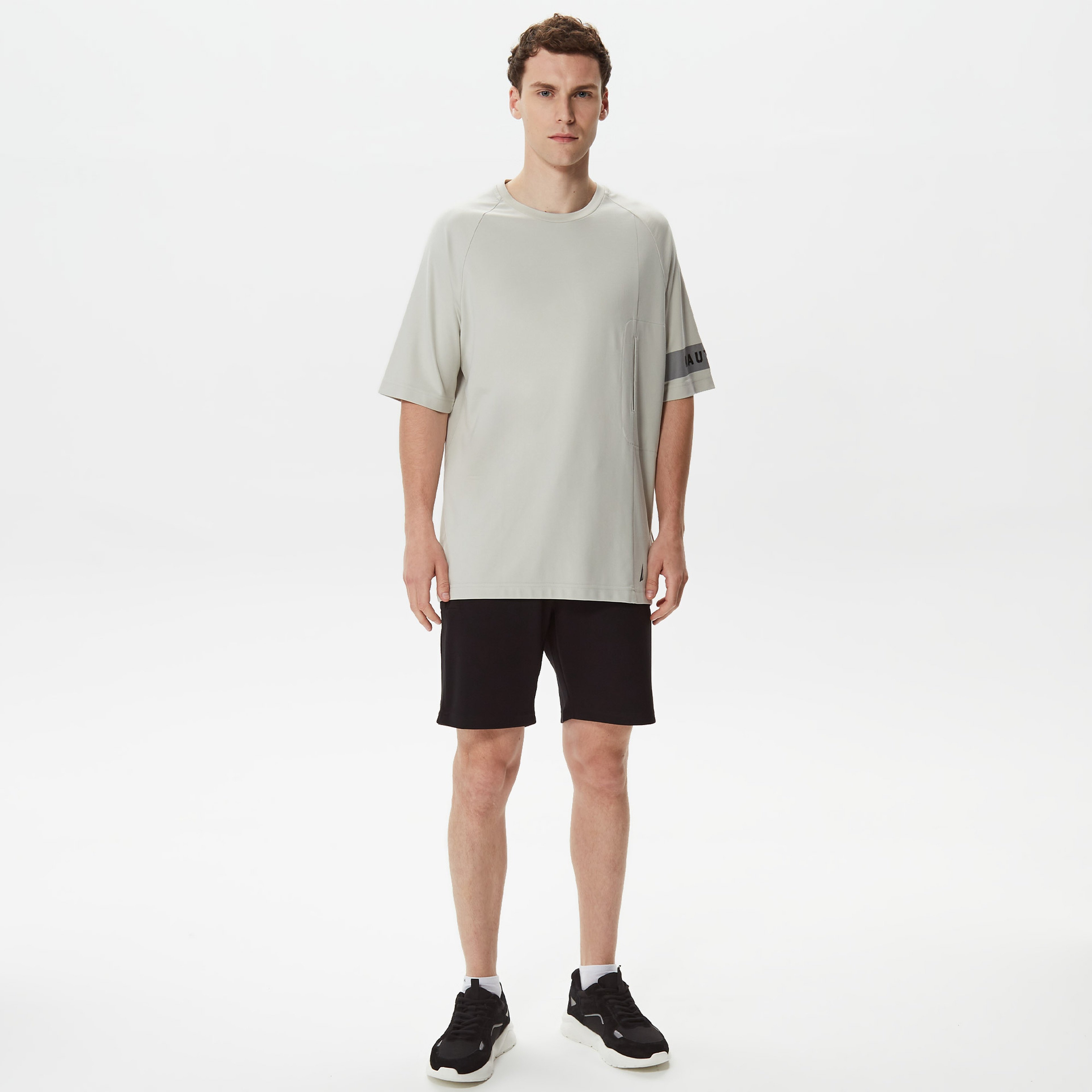 Nautica Erkek Siyah Bloklu Şort