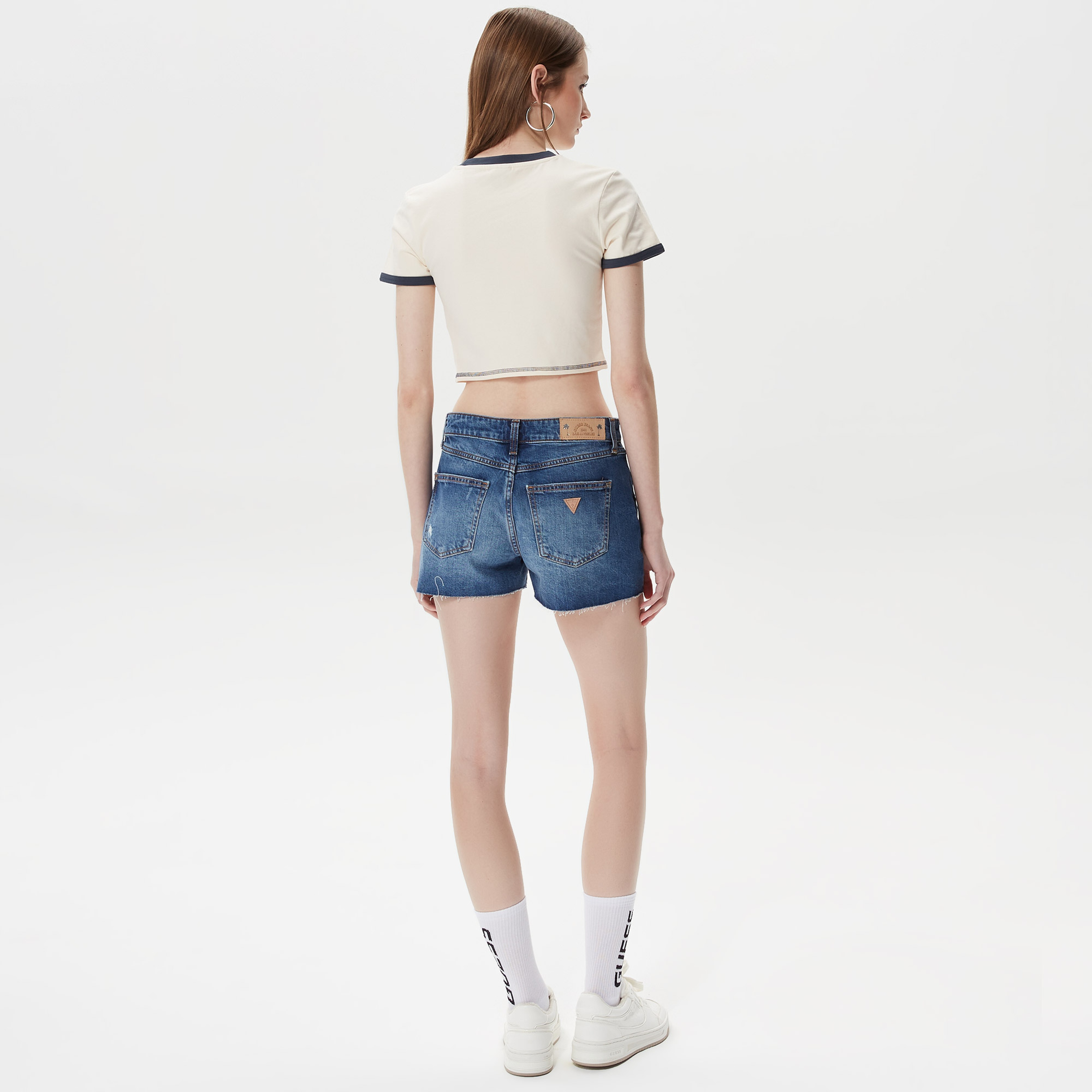 Guess Hola Kadın Mavi Şort