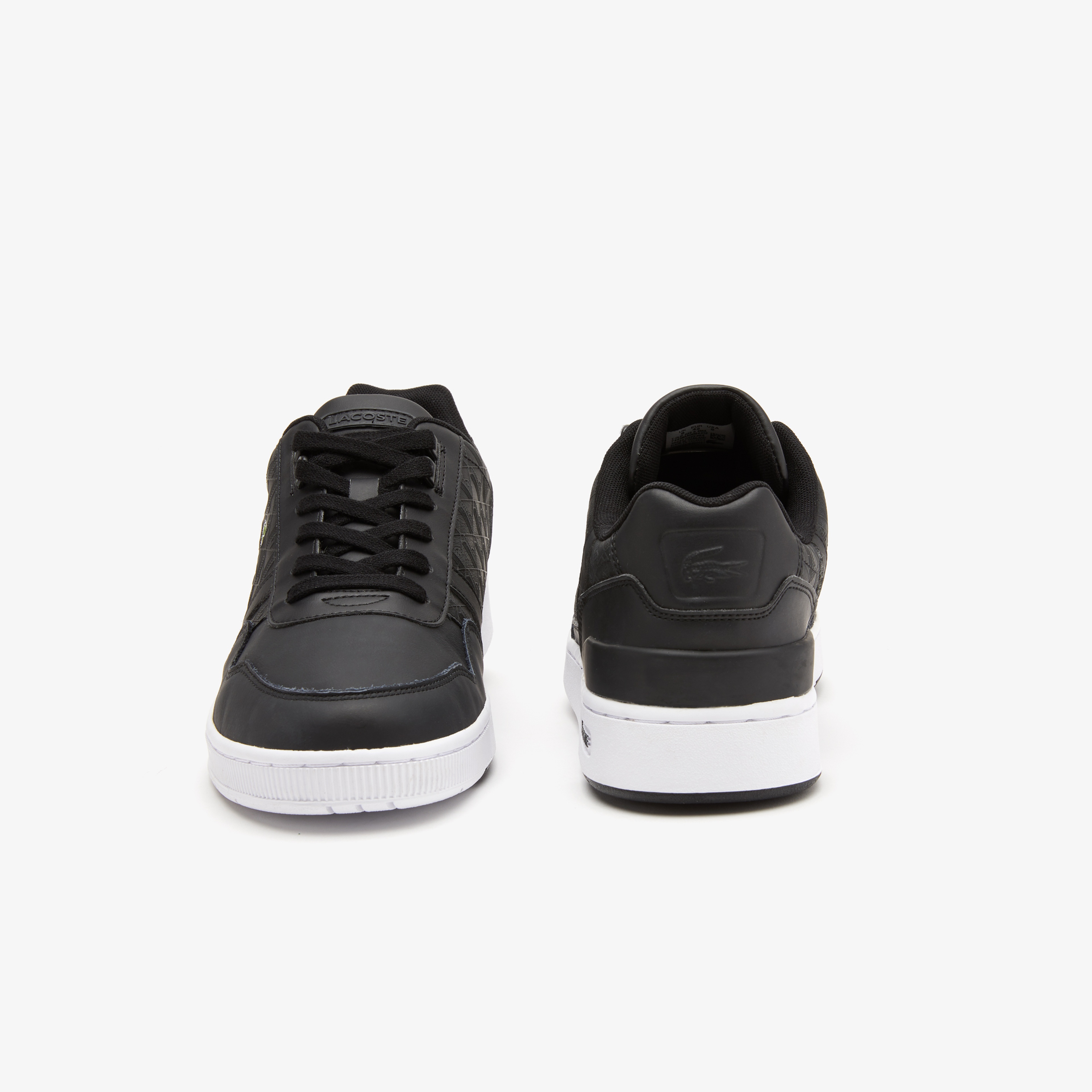 Lacoste T-Clip Erkek Monogram Siyah Sneaker