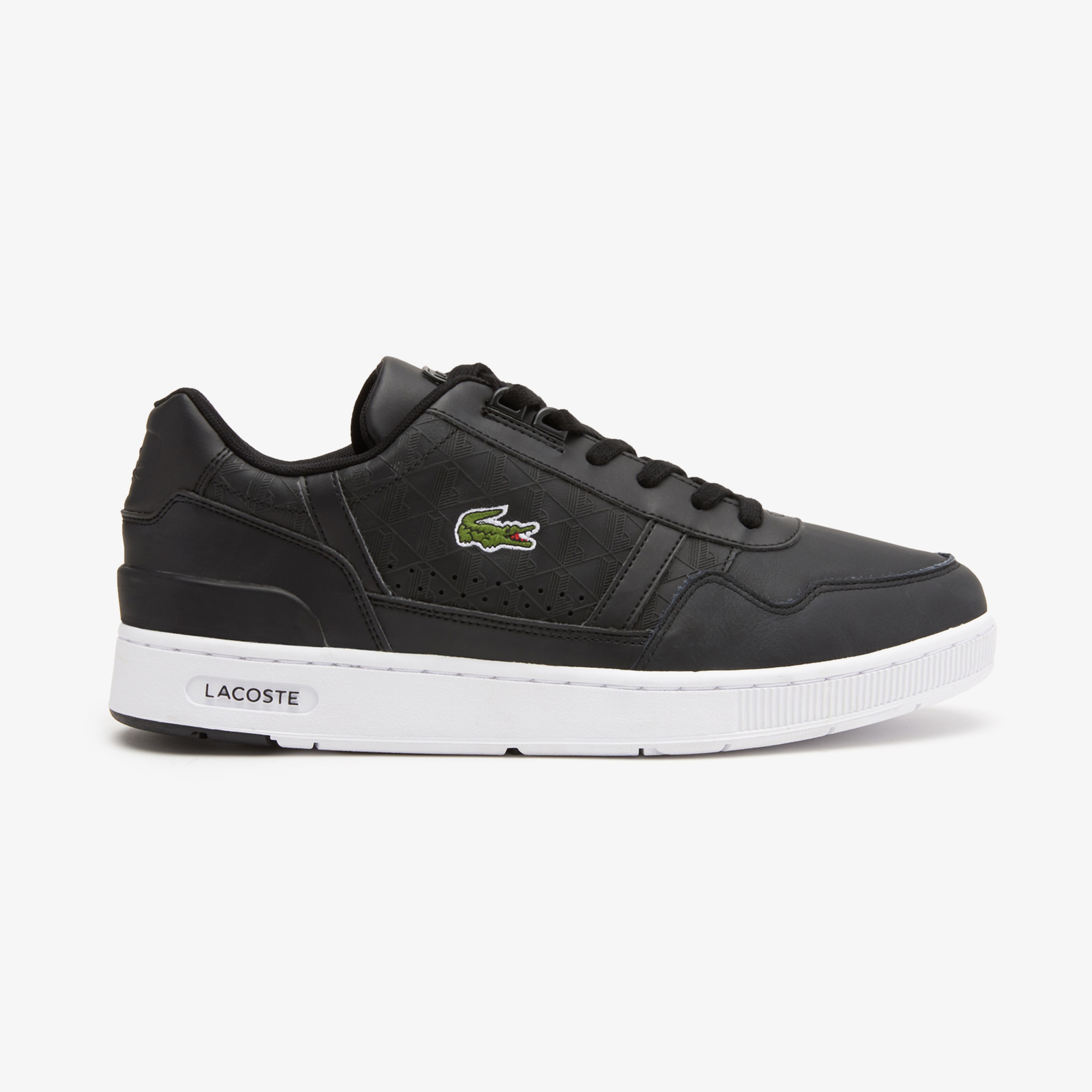 Lacoste T-Clip Erkek Monogram Siyah Sneaker