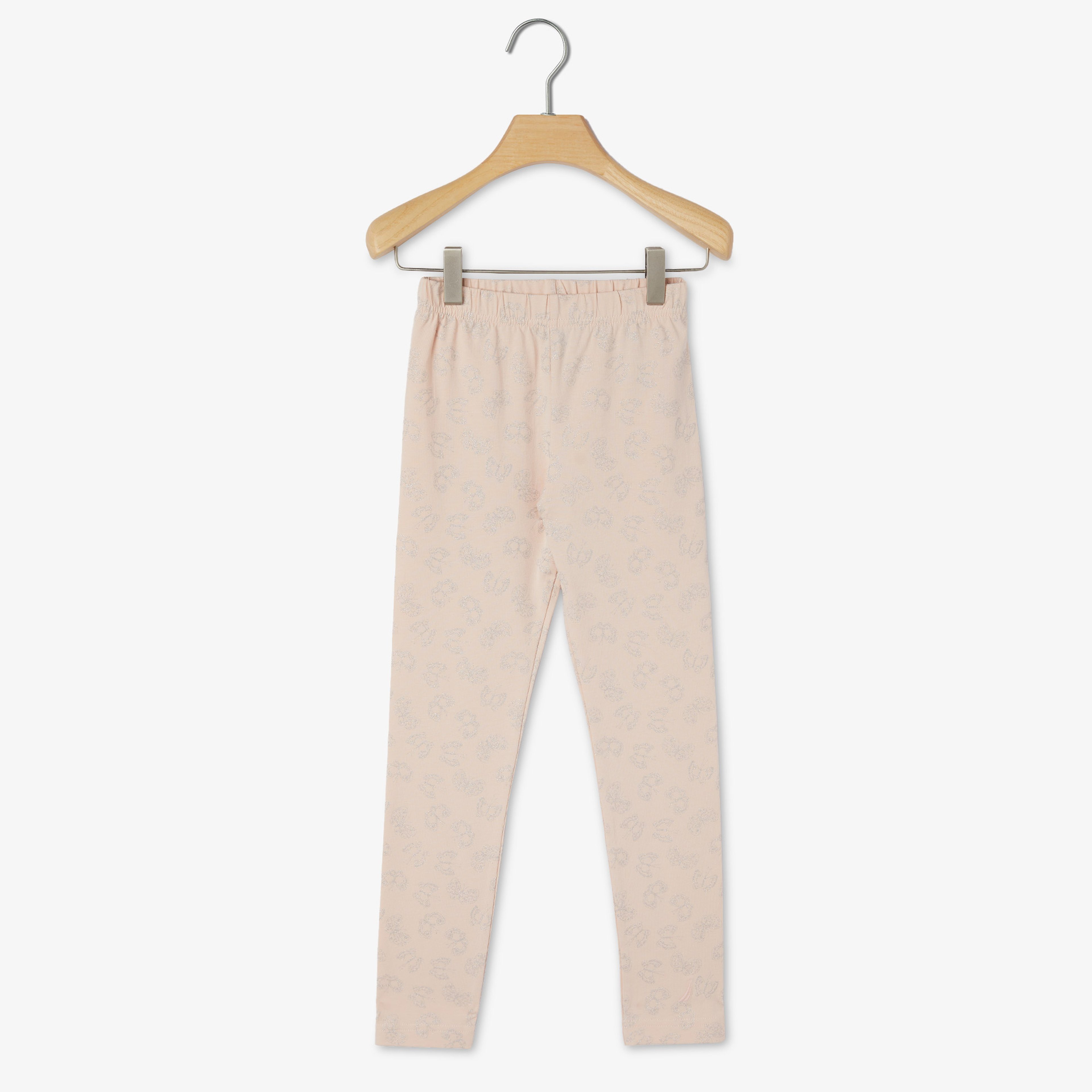 Nautica Kız Çocuk Pembe Baskılı Tayt