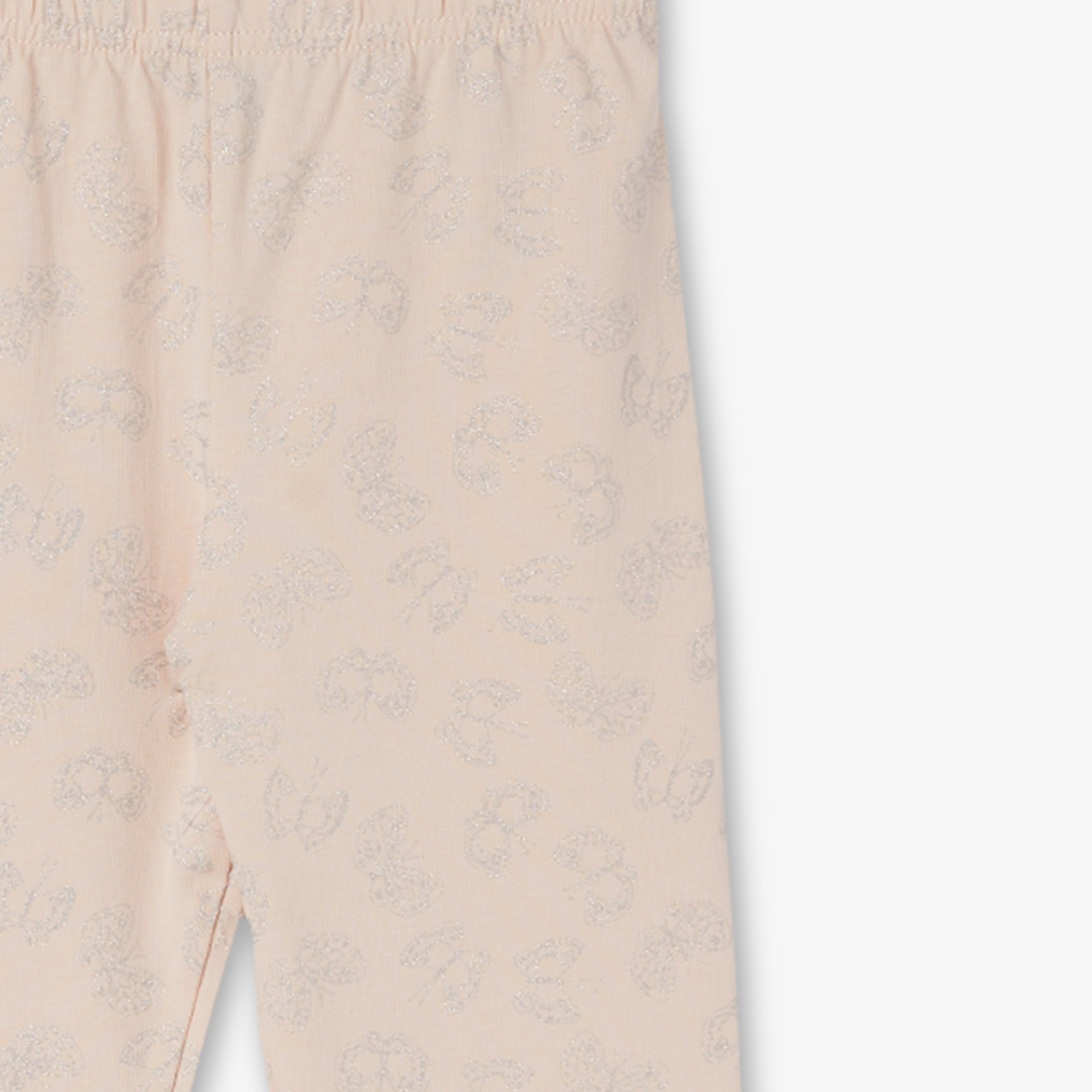 Nautica Kız Çocuk Pembe Baskılı Tayt