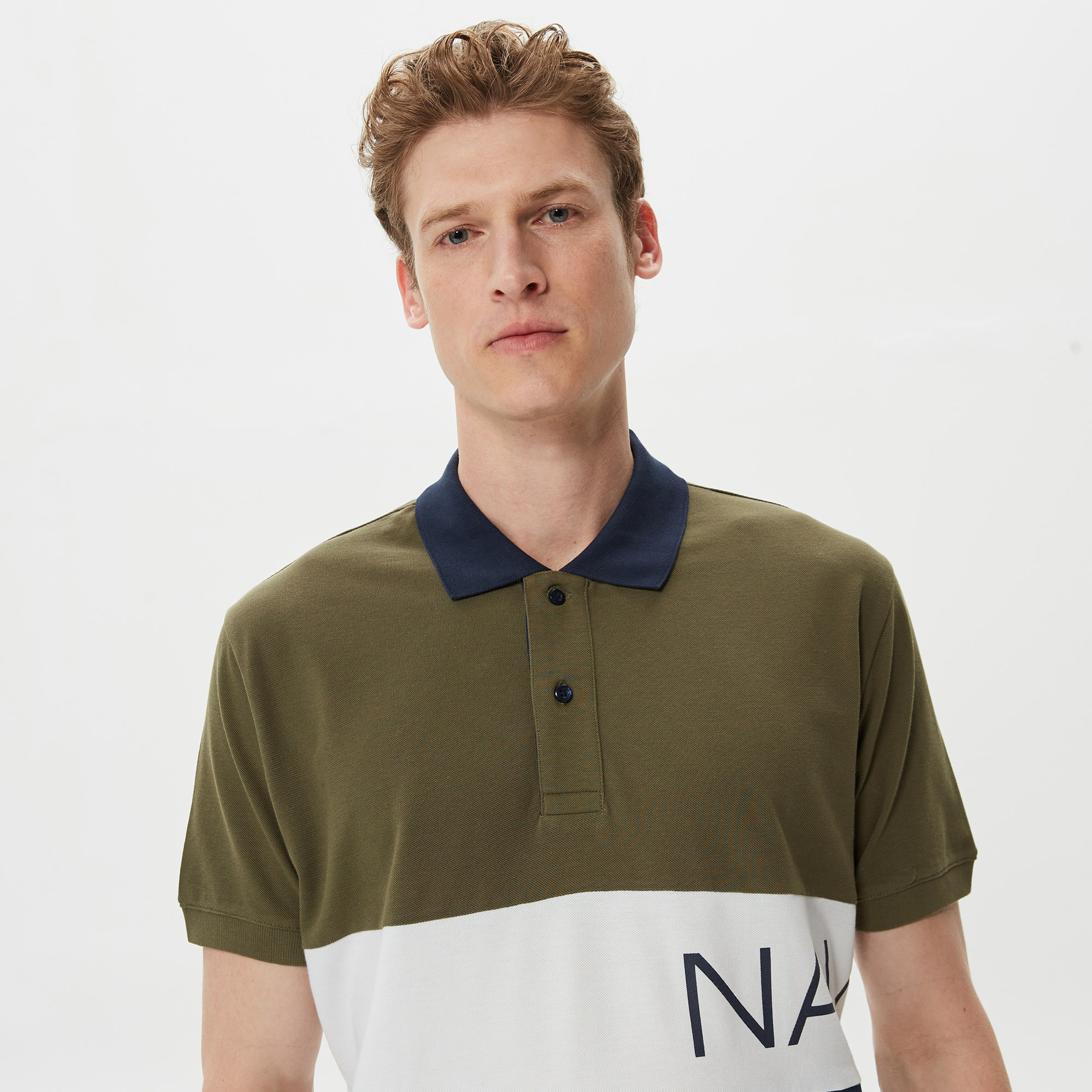 Nautica Erkek Yeşil Classic Fit Kısa Kollu Polo