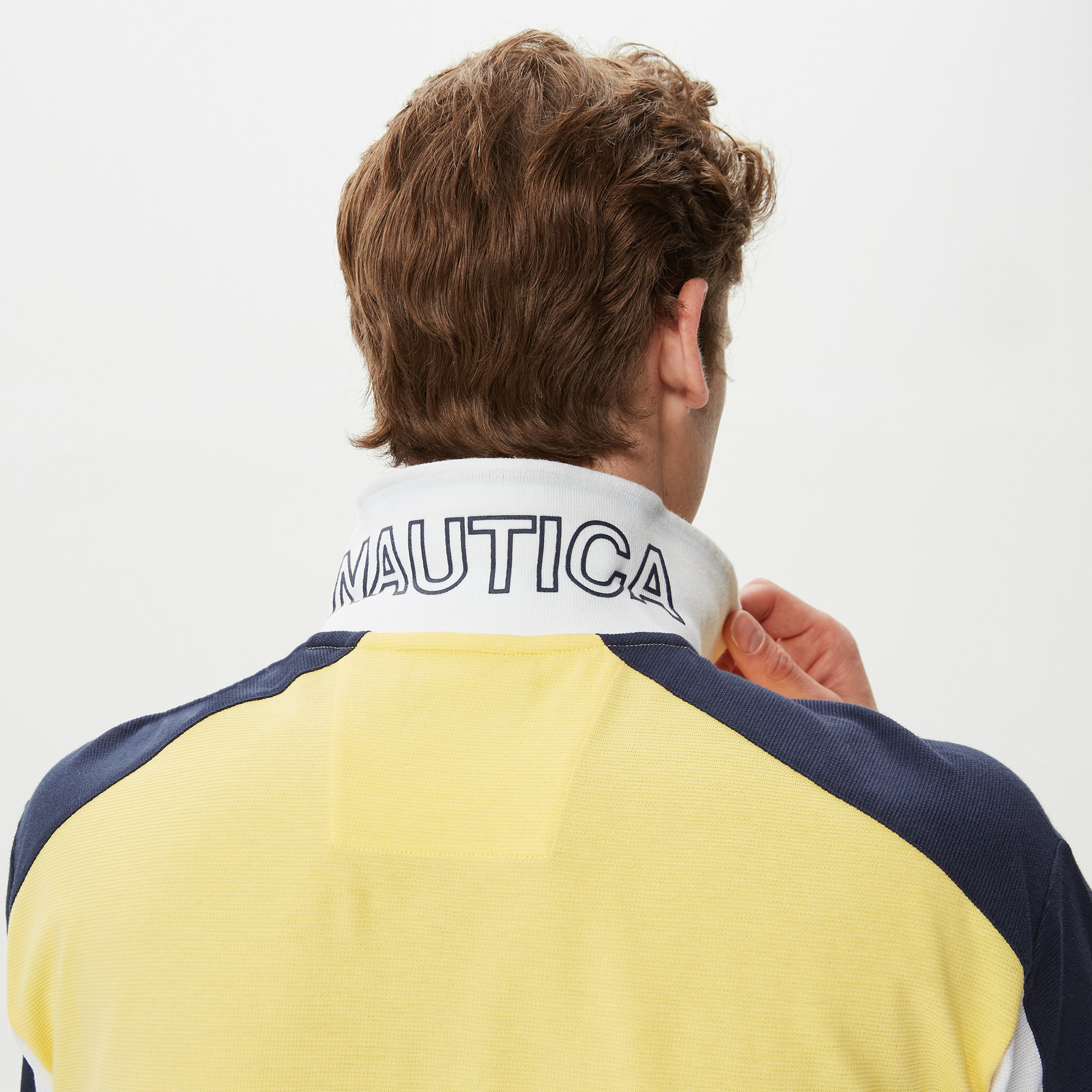 Nautica Erkek Sarı Classic Fit Kısa Kollu Polo