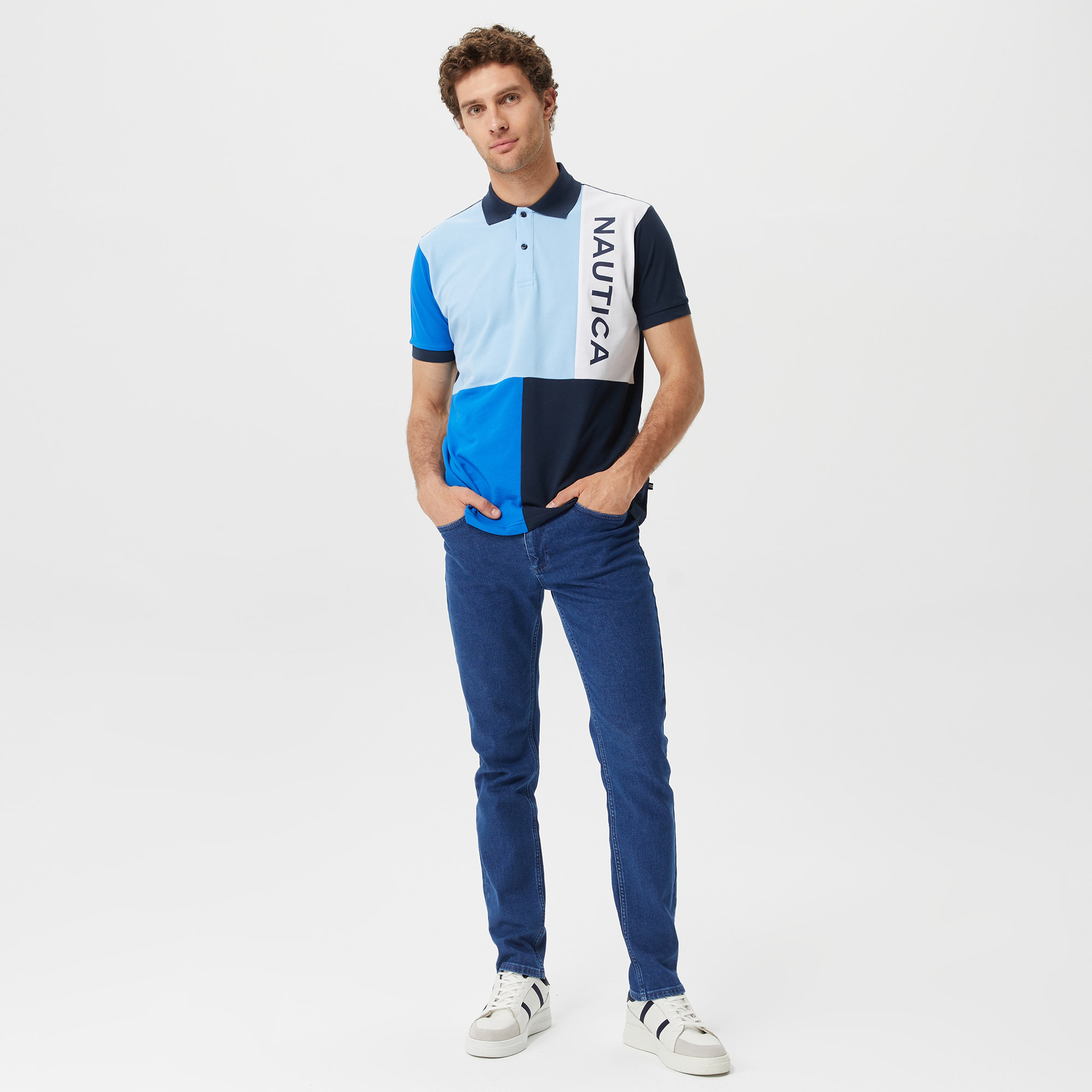 Nautica Erkek Lacivert Classic Fit Polo