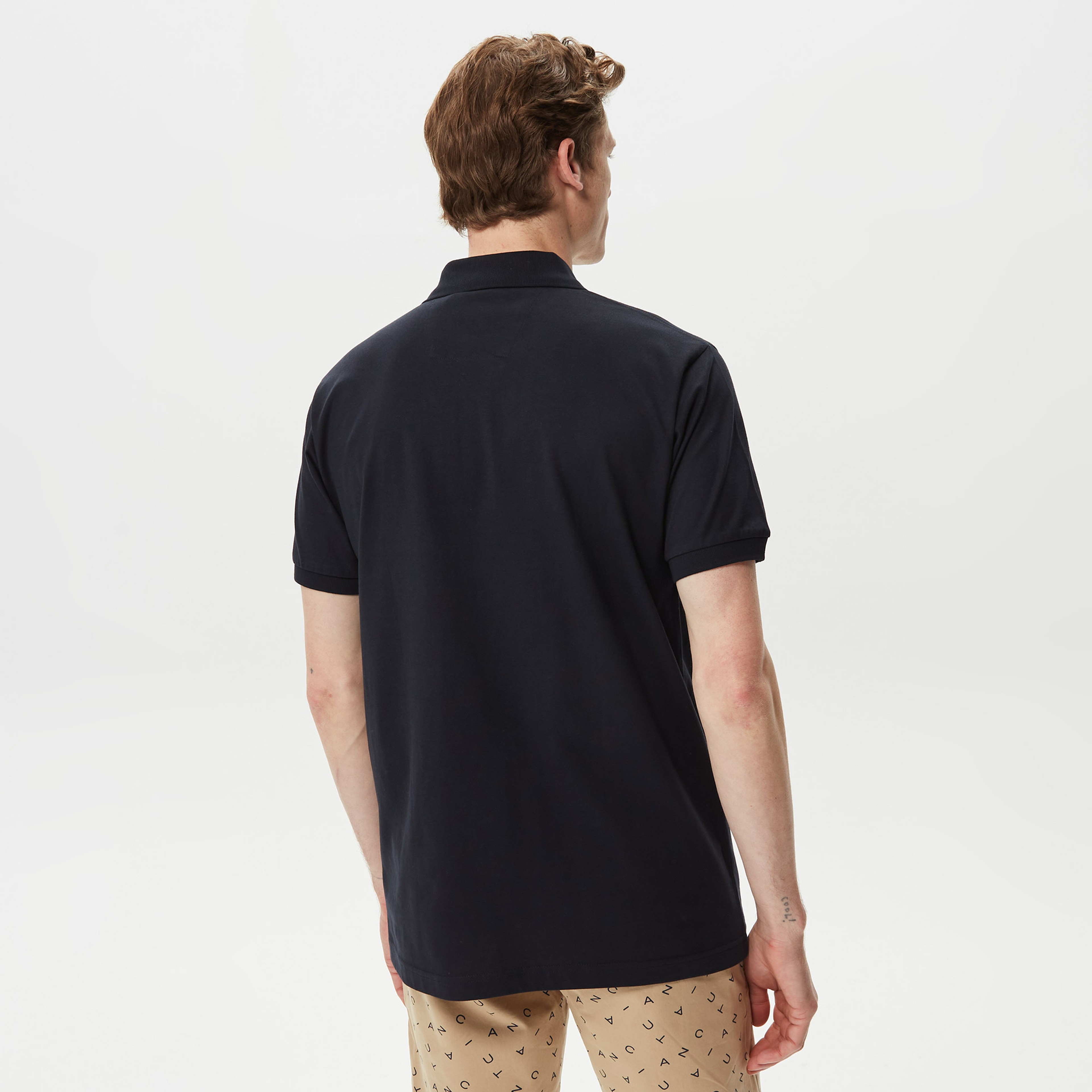 Nautica Erkek Siyah Classic Fit Kısa Kollu Polo