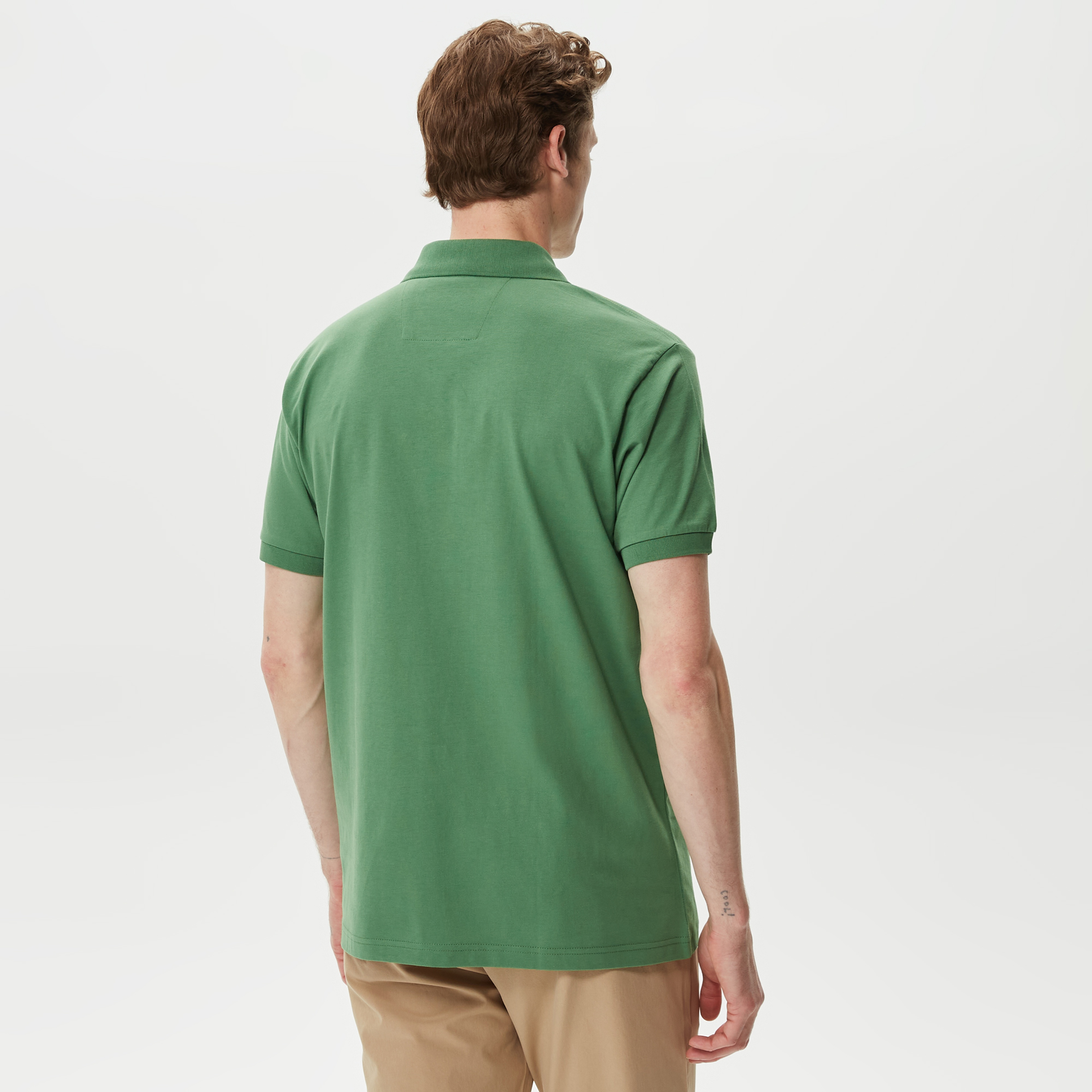 Nautica Erkek Yeşil Classic Fit Kısa Kollu Polo