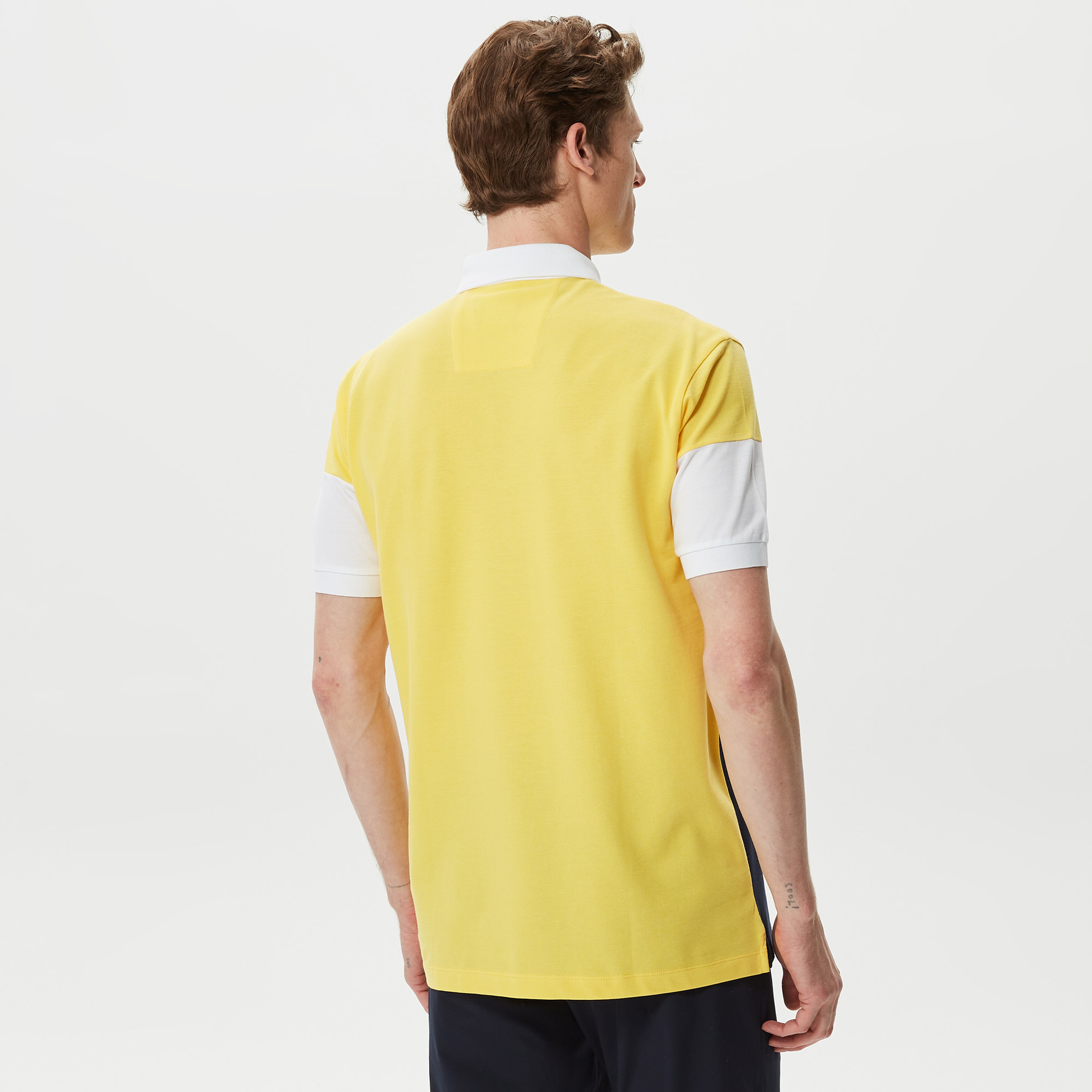 Nautica Erkek Sarı Classic Fit Kısa Kollu Polo