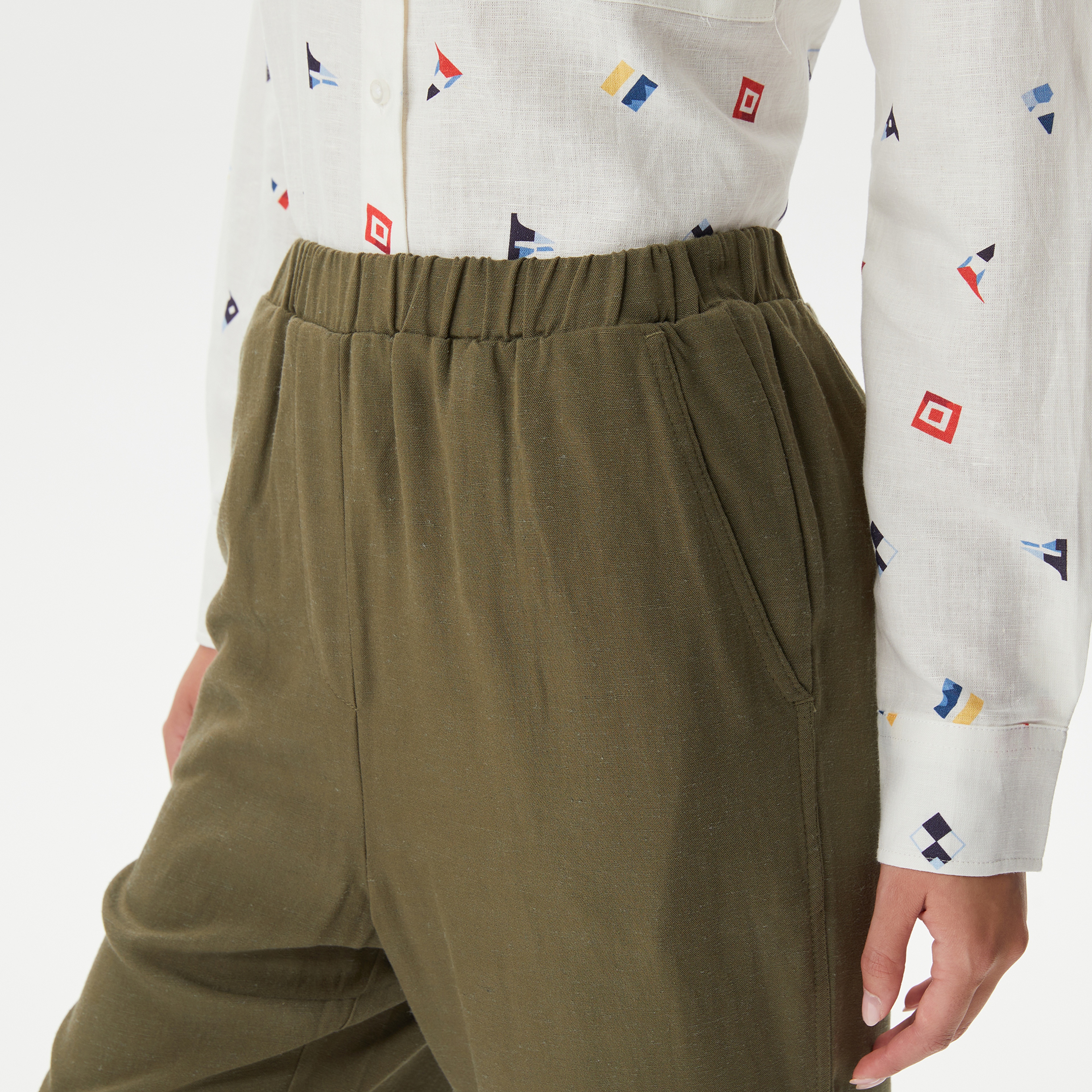 Nautica Kadın Yeşil Pantolon