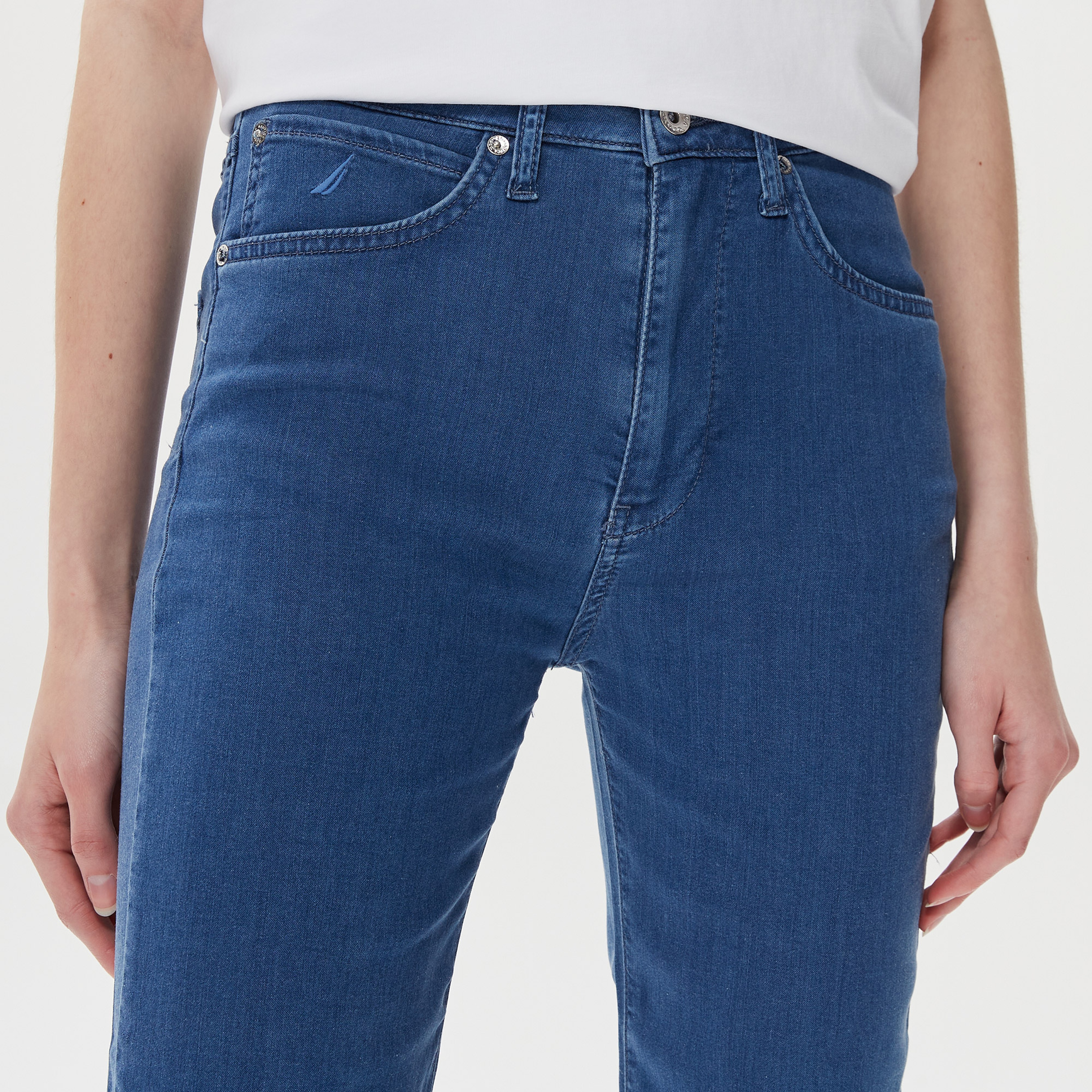 Nautica Kadın Mavi Denim Pantolon