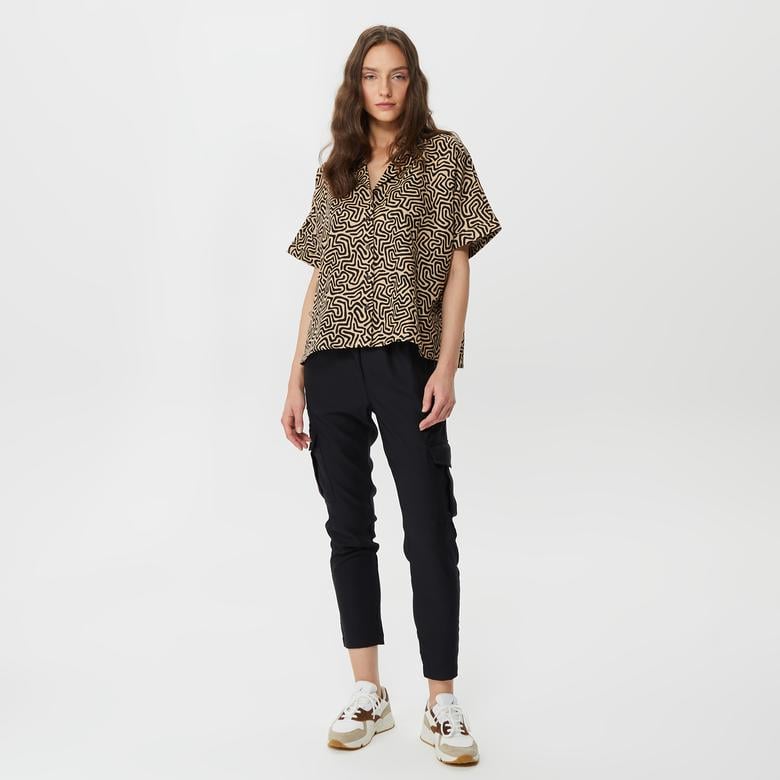 Nautica Kadın Siyah Pantolon